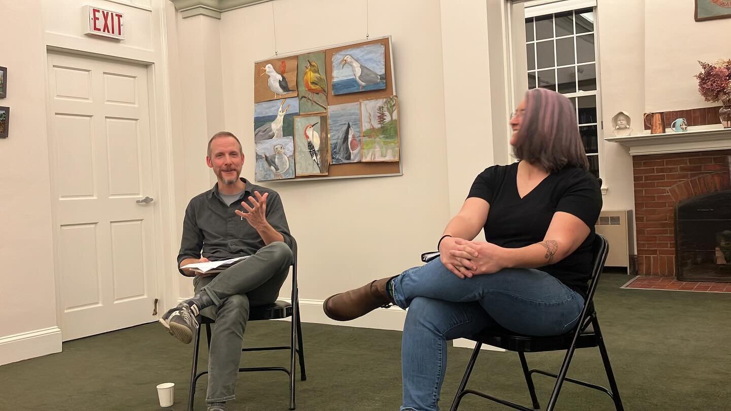 Poetry is cool in Cumberland! A full room for a poetry reading on a rainy Wednesday night. Fun was had at @princelibrary with @portlandbove, who generously opened his time with one of my poems.