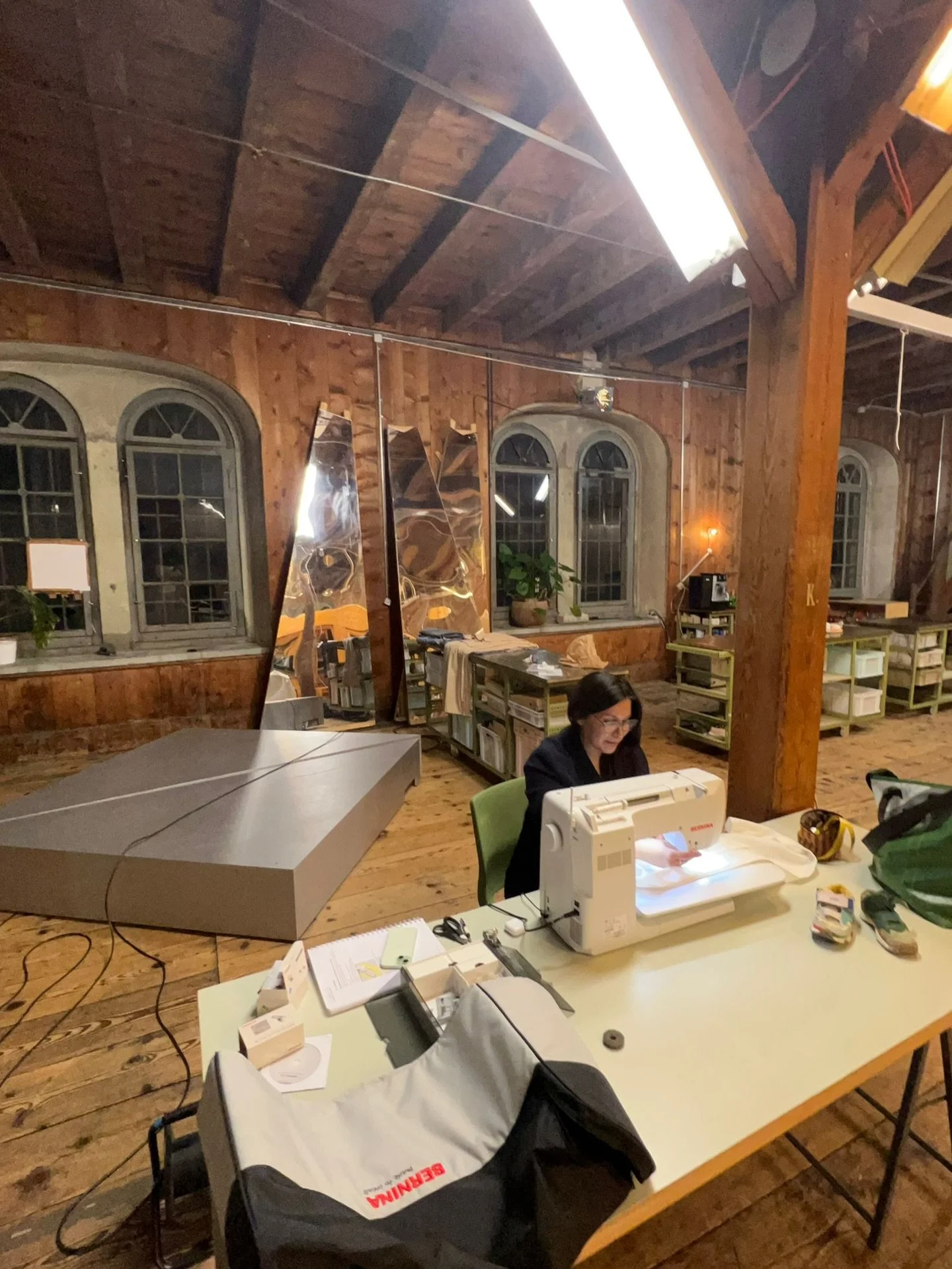 Hey, hey everyone! 👋 Just wrapping up the final details for our upcoming events this week and next.
Huge thanks to the modern infrastructure at @maisonshift&mdash;we officially joined the family this year! 😎 The Bernina machine has been an absolute