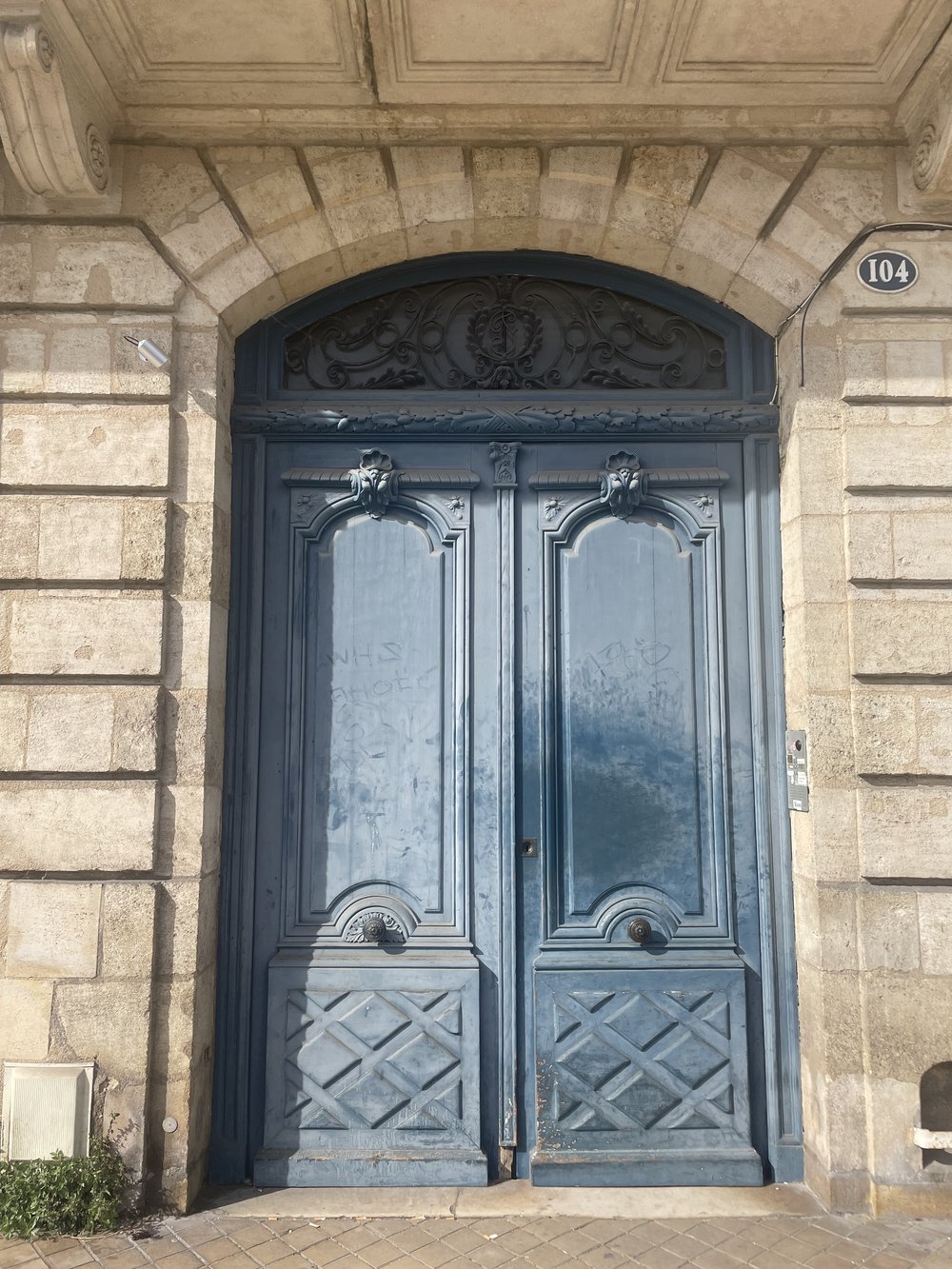 Blue Door Along the Quai