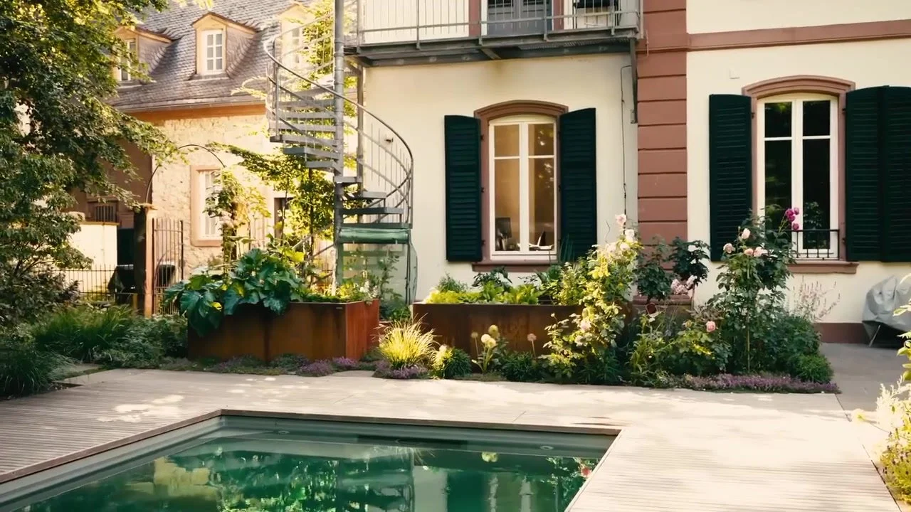 Realisierter Garten