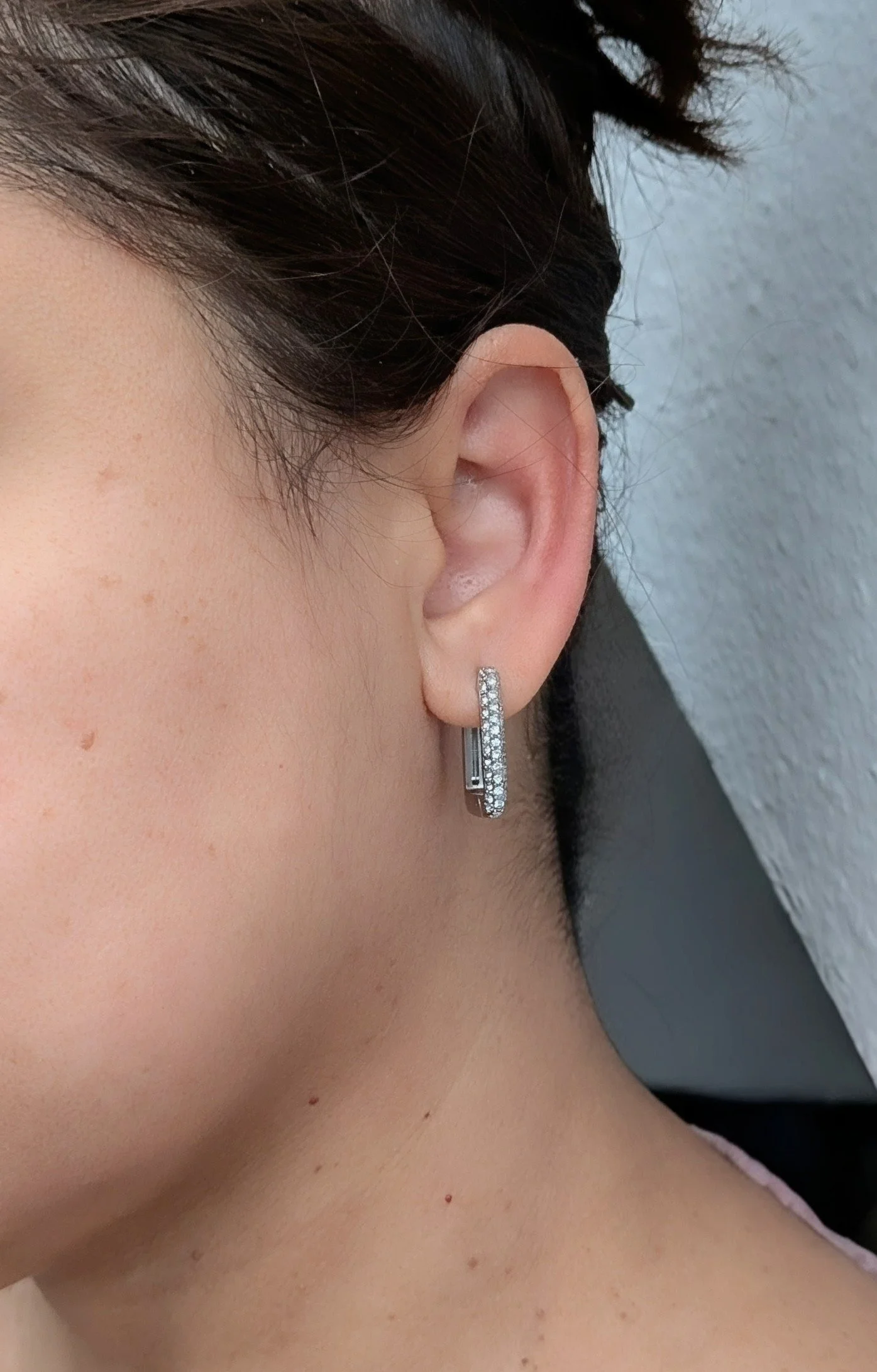 Sternenfall - Creolen mit Kristallen