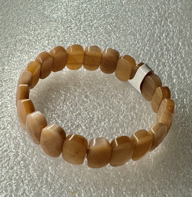 BRACELET PIERRE DE LUNE PECHE