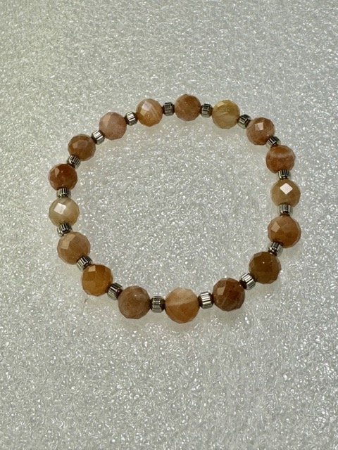 BRACELET PIERRE DE LUNE PECHE ANDREA