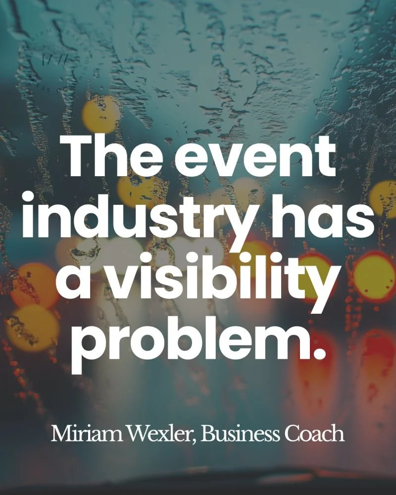 The Event Industry Has a Visibility Problem