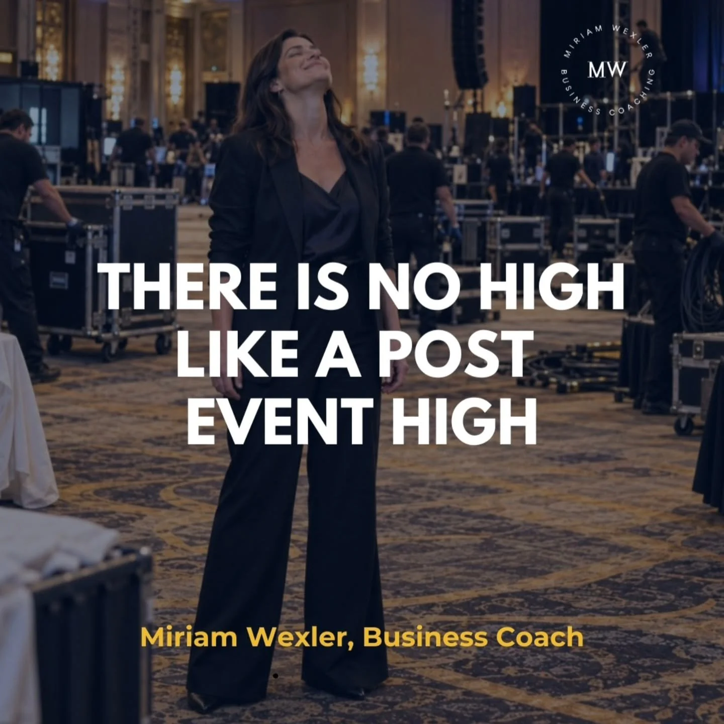 If there&rsquo;s one thing I wish scientists could figure out, it&rsquo;s how to bottle the adrenaline rush that comes immediately after a flawlessly executed event.

Because that sh*t would make millions.

There is nothing quite like the high you fe