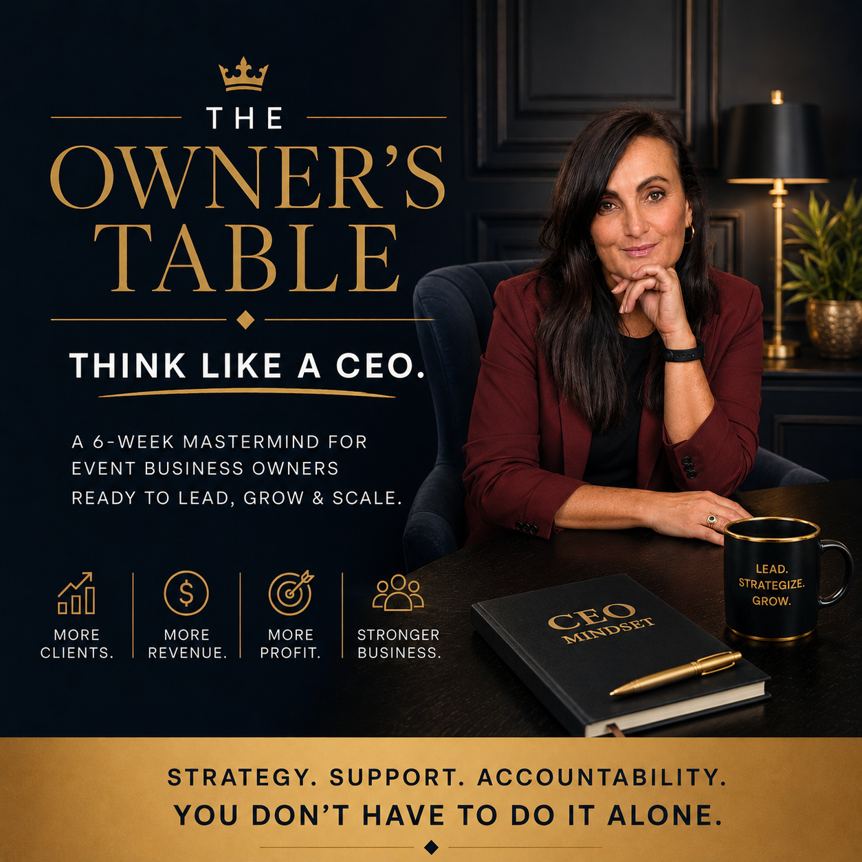 Practical business coaching for event planners