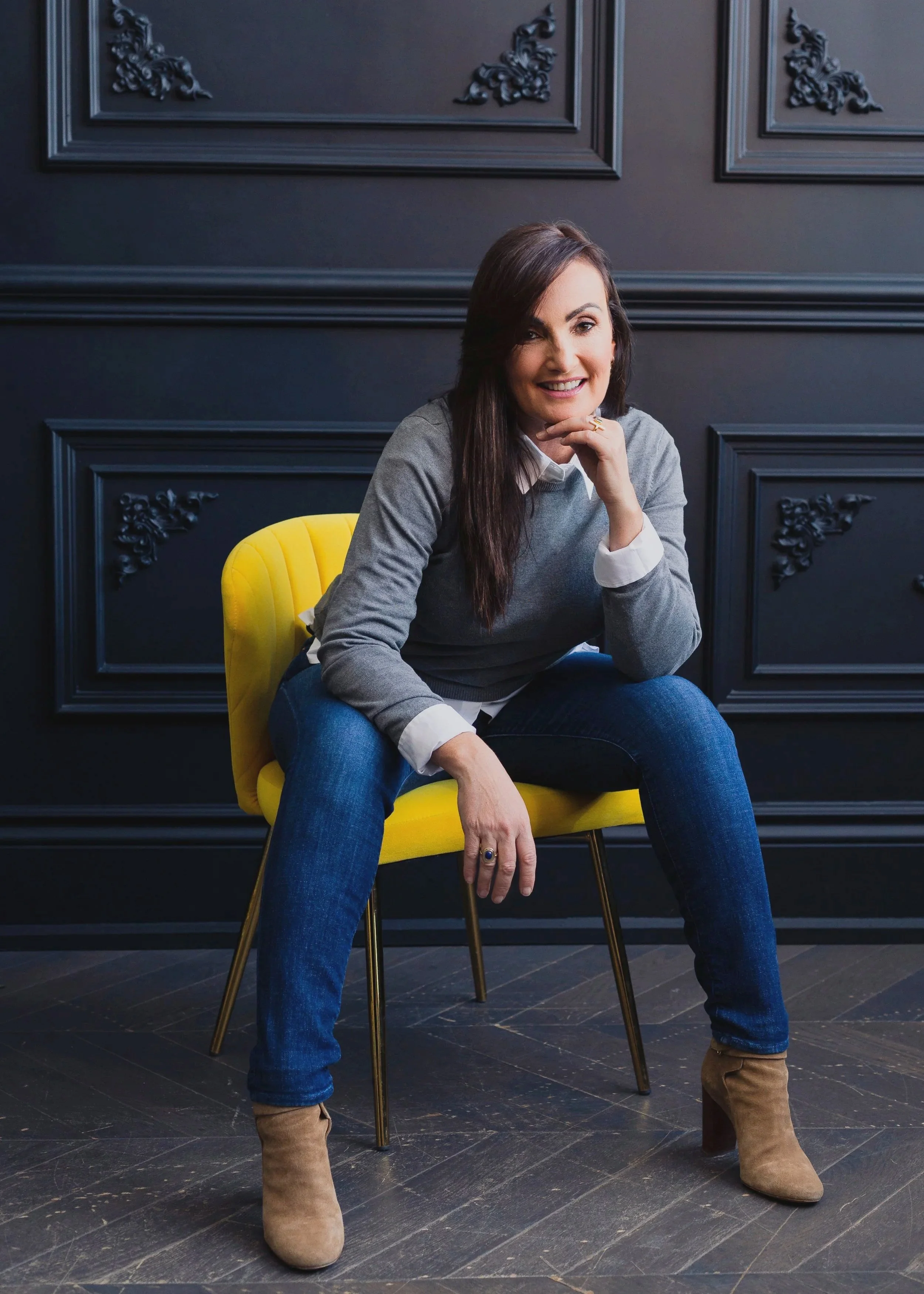 Miriam Wexler, a certified business coach for women in the event industry, looking confidently at the camera.