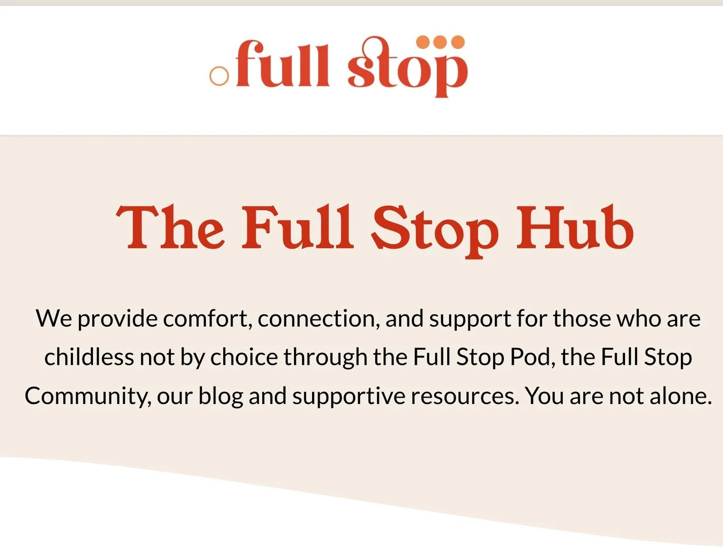 Have you seen our new Hub website page? It's live on our website and it has all the links to the other work that we do besides the podcast.

You can read about the founders, download our resources, buy a mug (Michael is field testing) and learn about