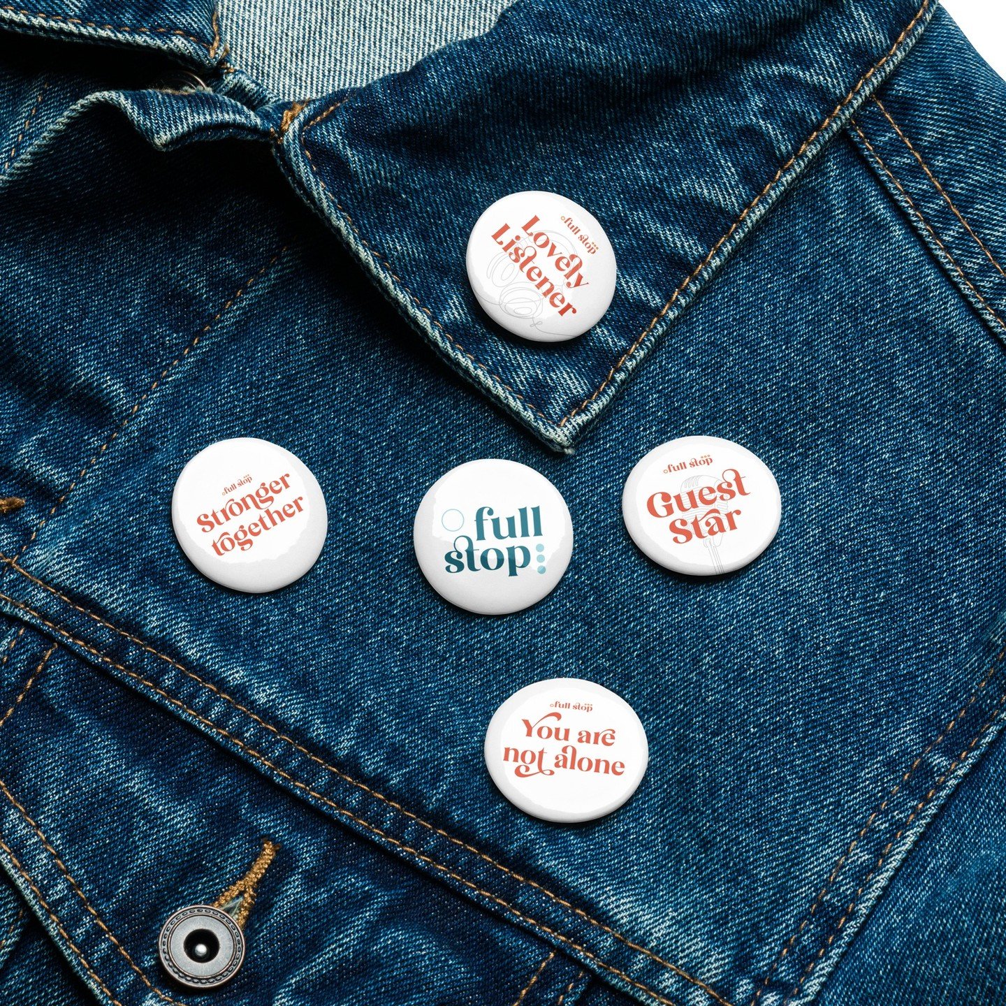 You know when you turn up somewhere and you think you know that person but it's been a while? Or maybe you just want a bit of strength, a badge for your bag or to liven up a lanyard. 

We created these badges to give you a source of comfort, a bit of