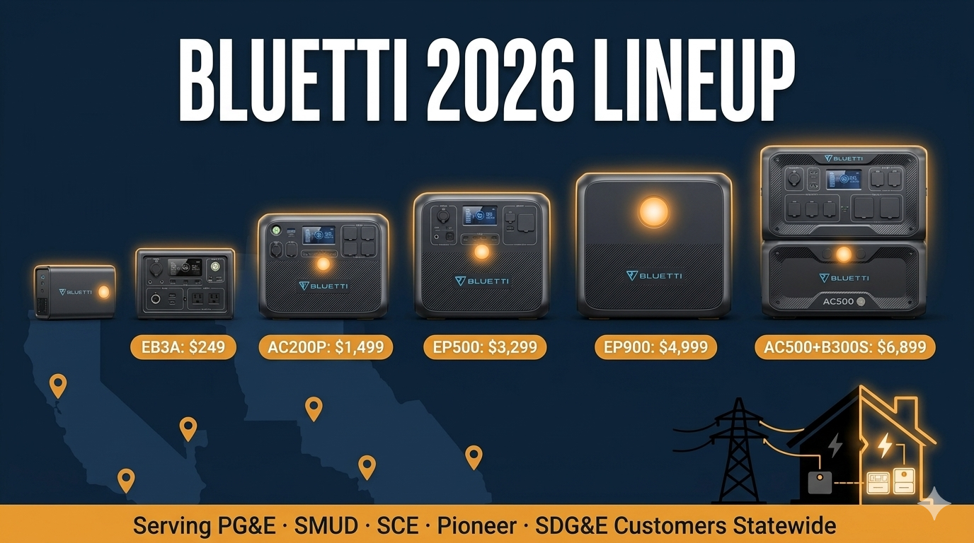 BLUETTI Power Stations 2026: AC180, Elite 400 &amp; Apex 300 Reviewed for California Homeowners