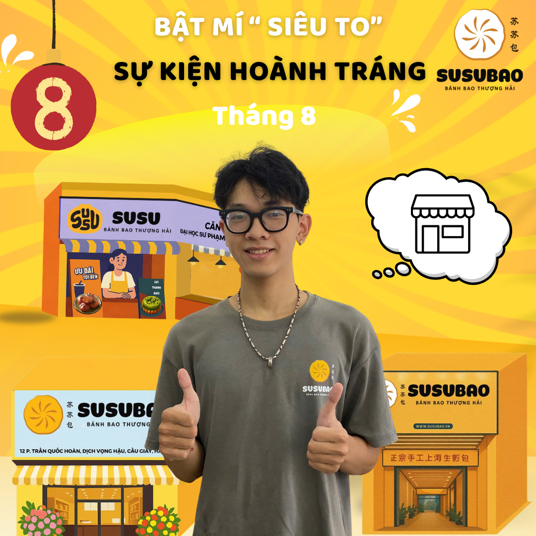 SỰ KIỆN MỚI ĐỔ BỘ THÁNG 8: SUSUBAO SẴN SÀNG BÙNG NỔ! 