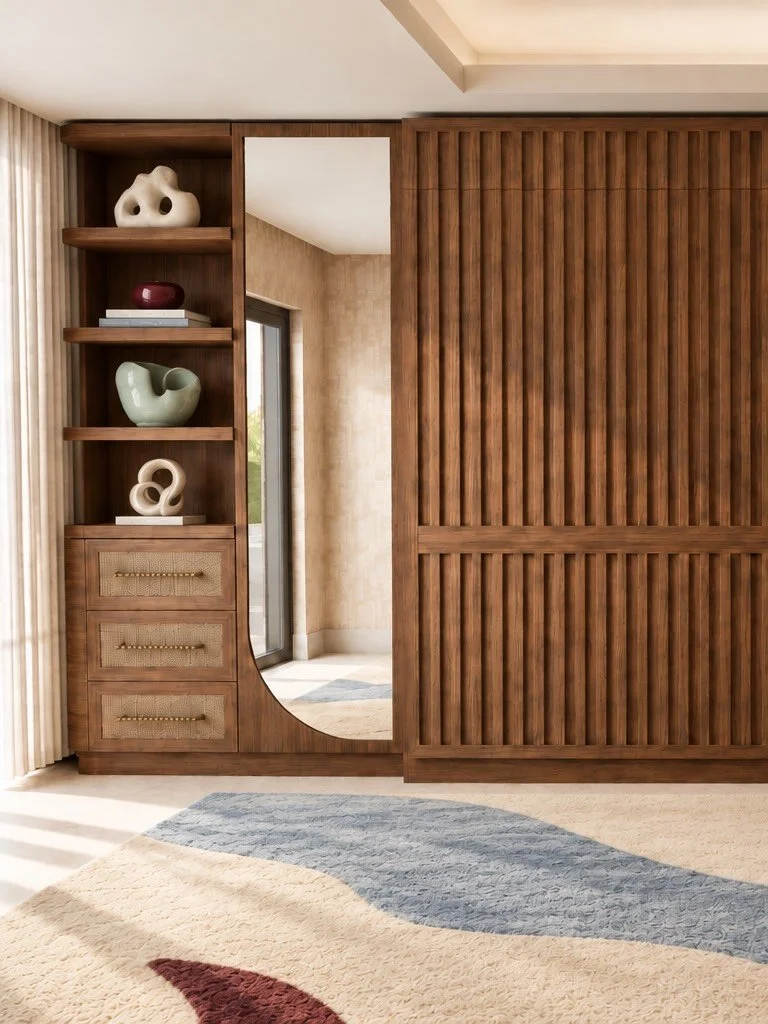 Don&rsquo;t miss me at the end&hellip;!

A preview of one of the rooms in our Miami Beach project. We asked a lot of this space: a home office for two, an occasional guest bedroom, and a lounge to watch the kids swim in the pool.
This room does a lot