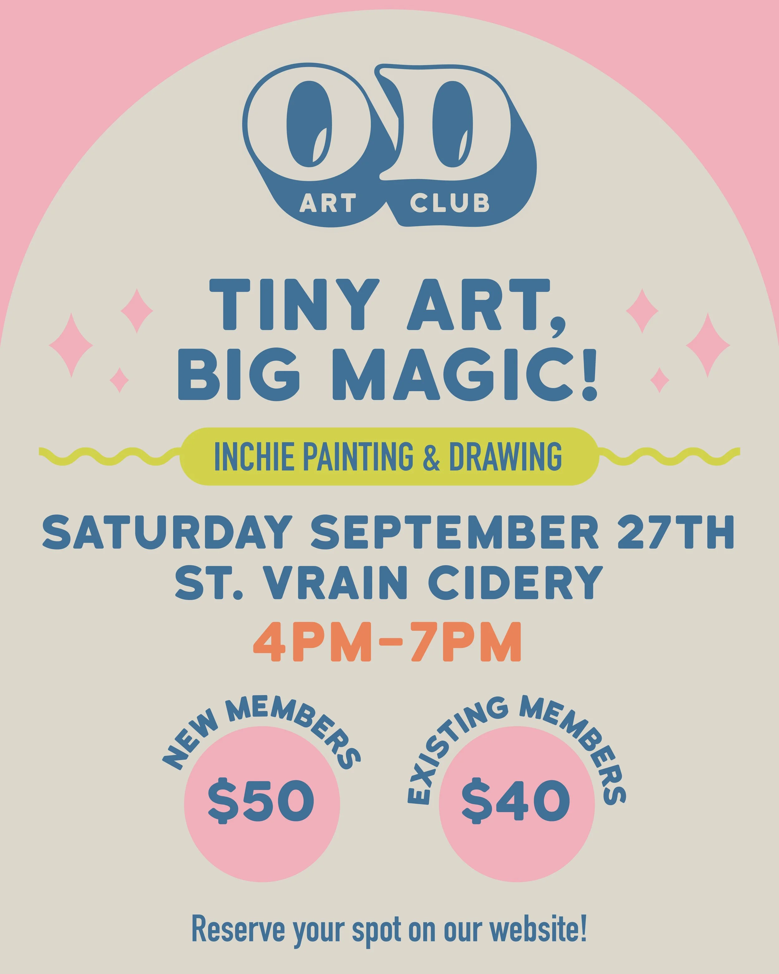 Open Door Art Club Presents: Inchie Painting & Drawing