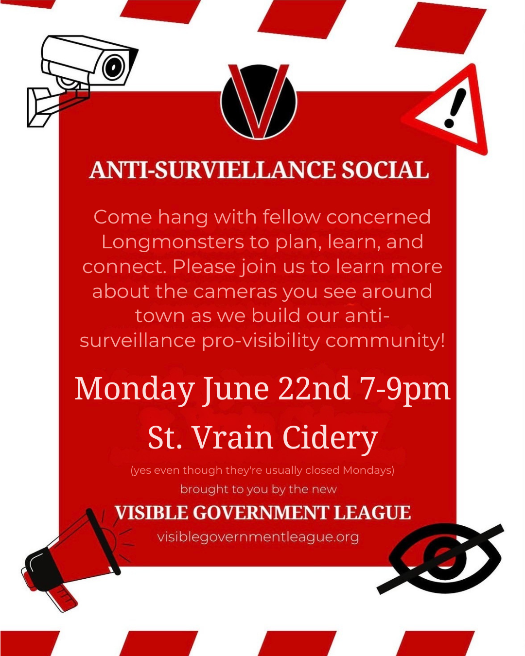COMMUNITY EVENT | VISIBLE GOVERNMENT LEAGUE