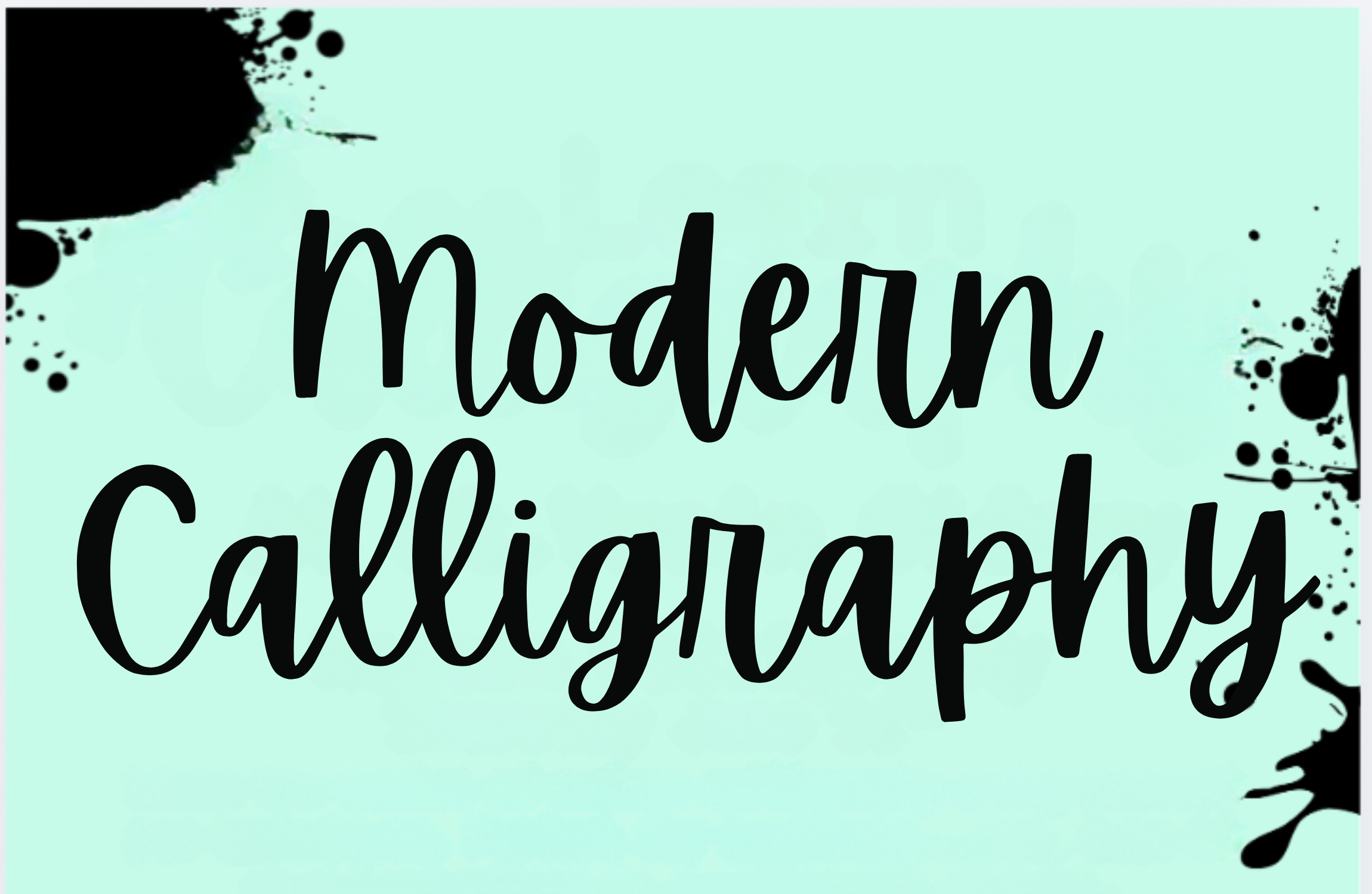 WORKSHOP | MODERN CALLIGRAPHY