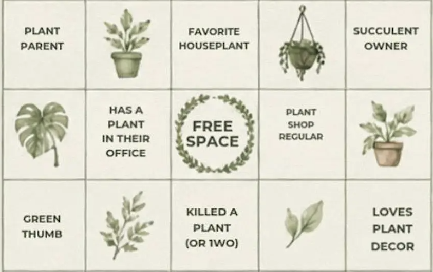 EVENT | PLANT BINGO