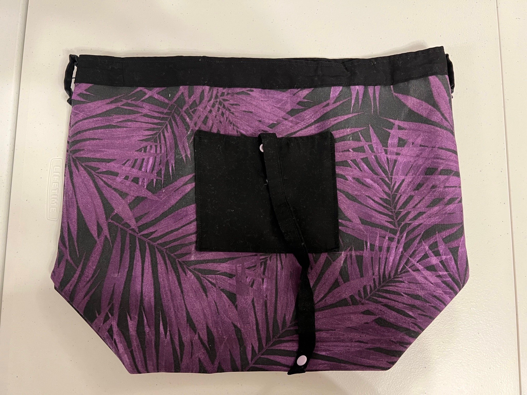 Reusable Grocery Bag Front - Purple.jpeg
