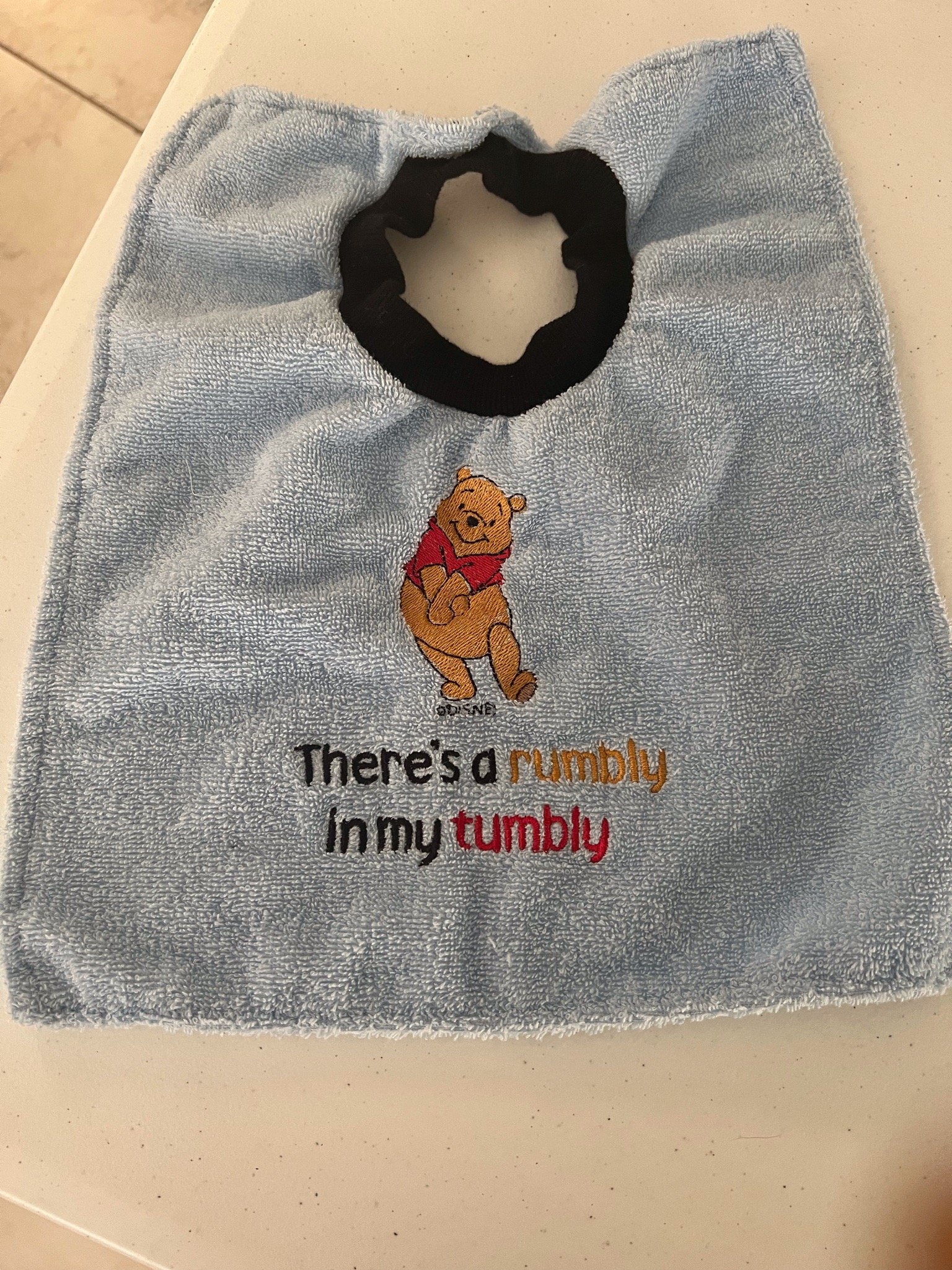 Baby:Toddler Bib - Gray Winnie the Pooh.jpeg