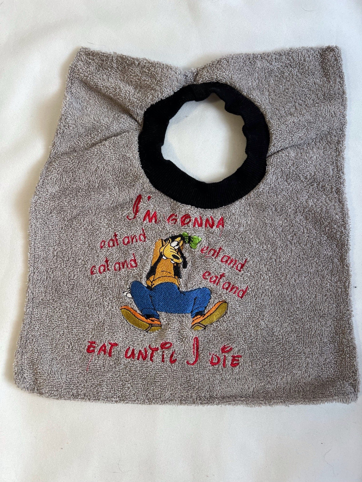 Baby:Toddler Bib - Brown Goofy.jpeg