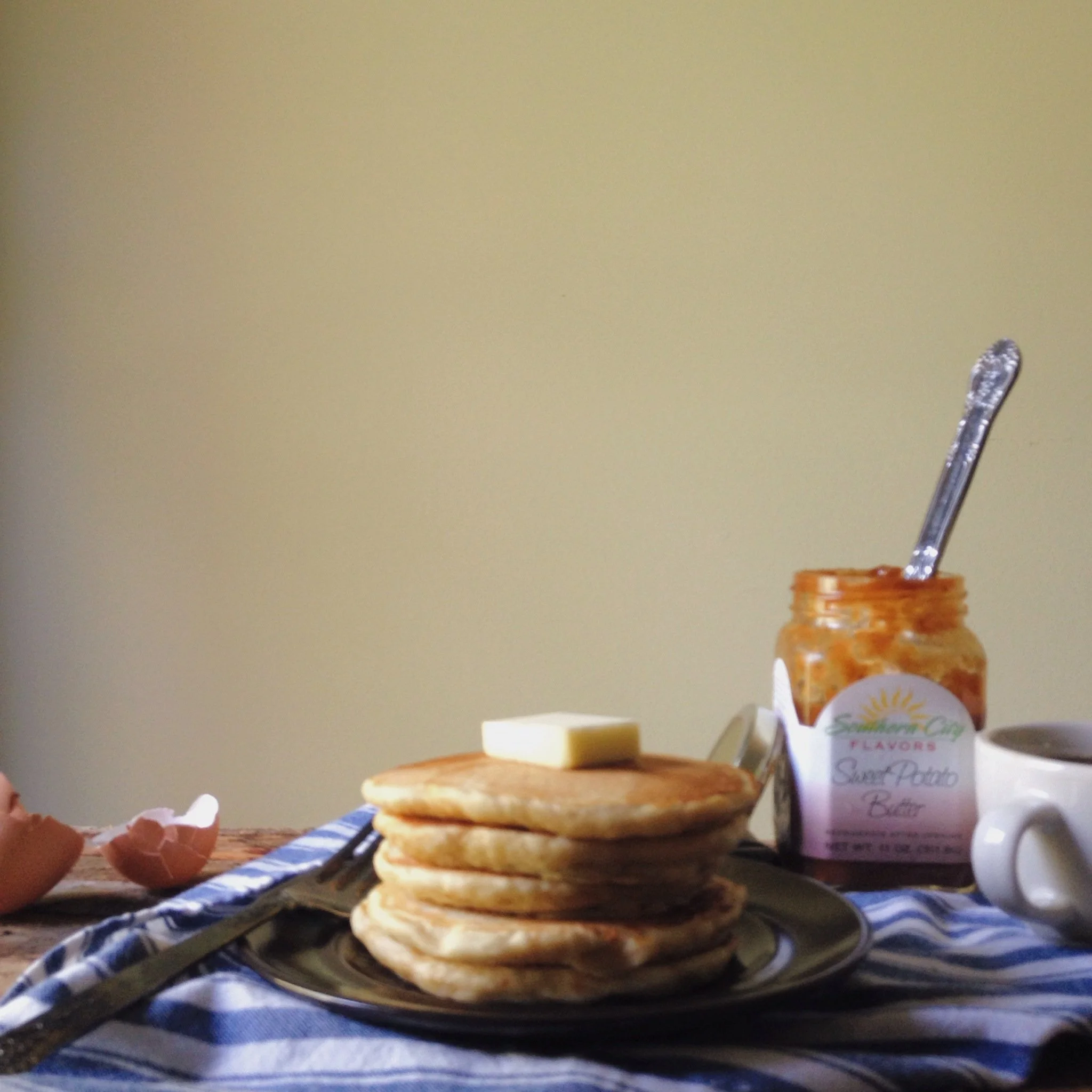 Sweet Potato Pancakes with Southern City Flavors Sweet Potato Butter