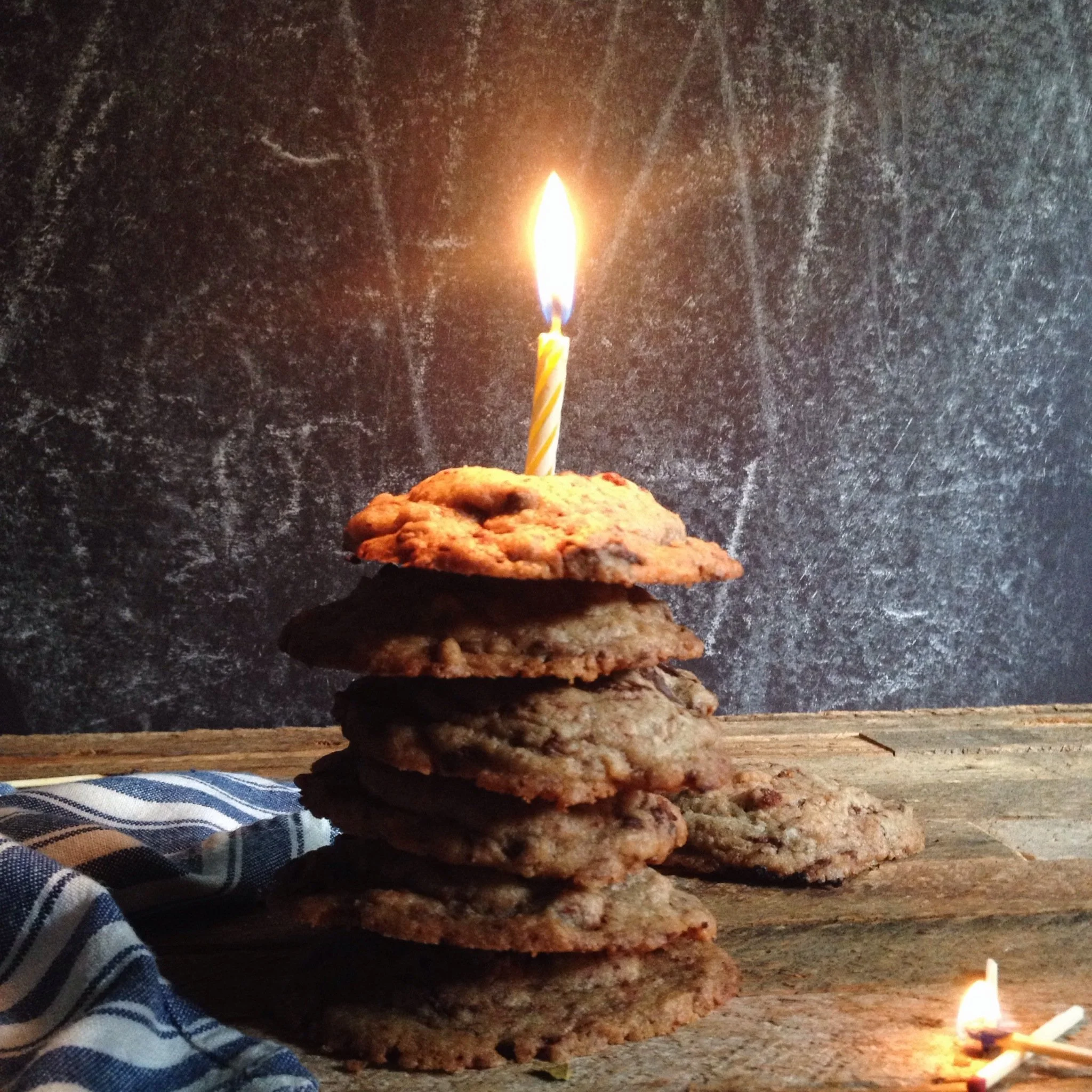 Three Decades and Salted Almond Chocolate Chip Cookies