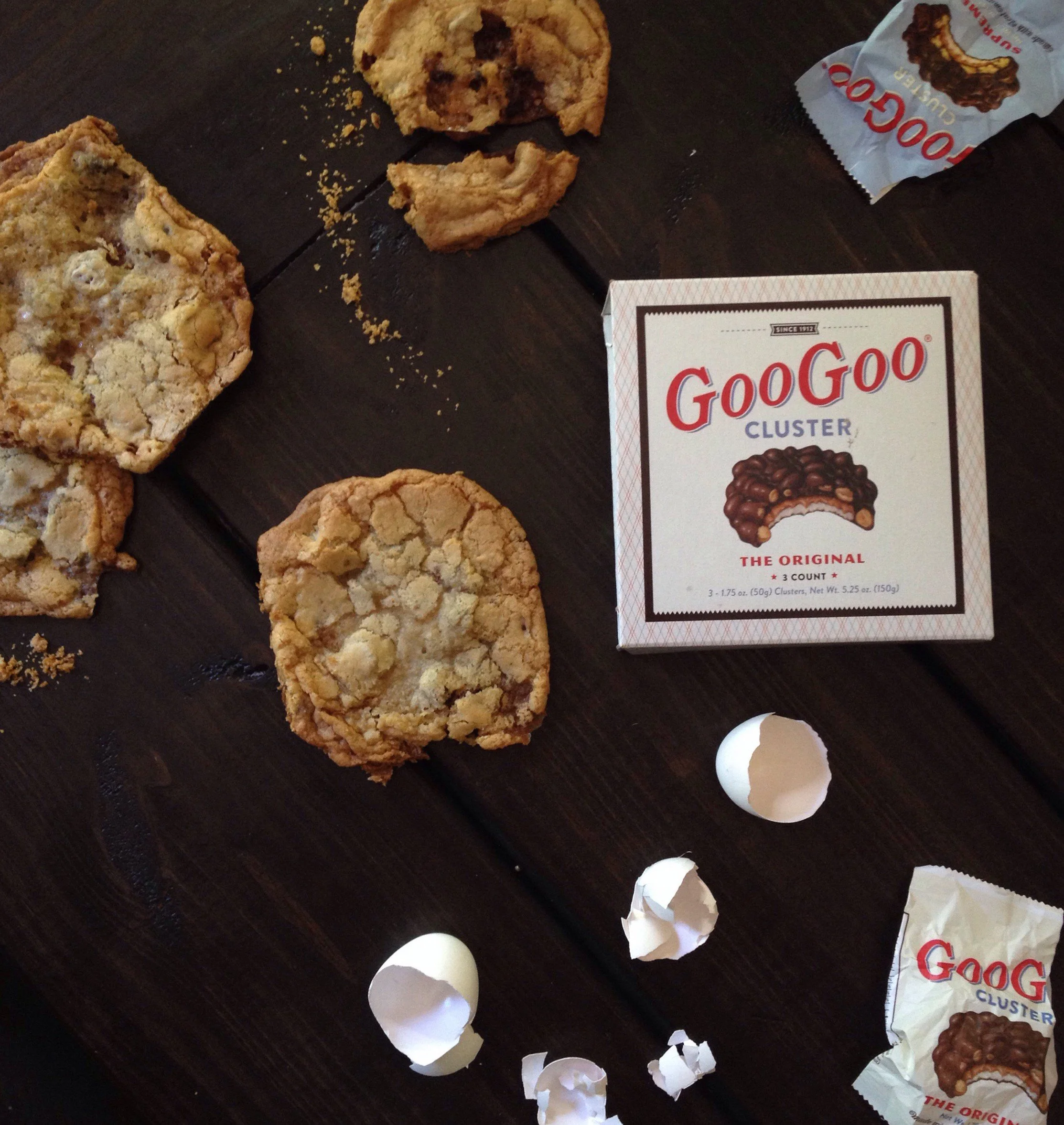 Goo Goo Cluster Chocolate Chip Cookies