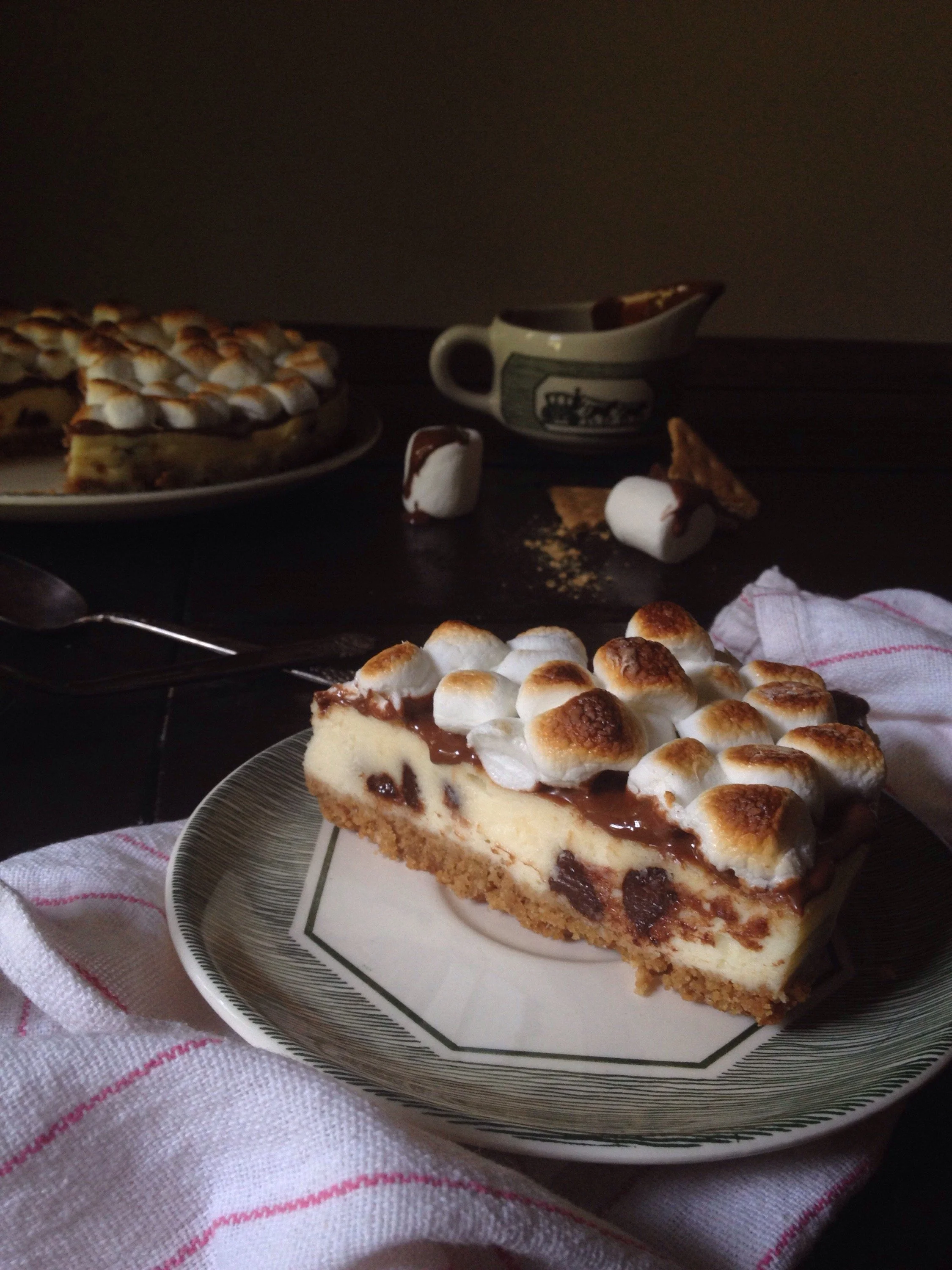 Chocolate Overload S'mores Cheesecake