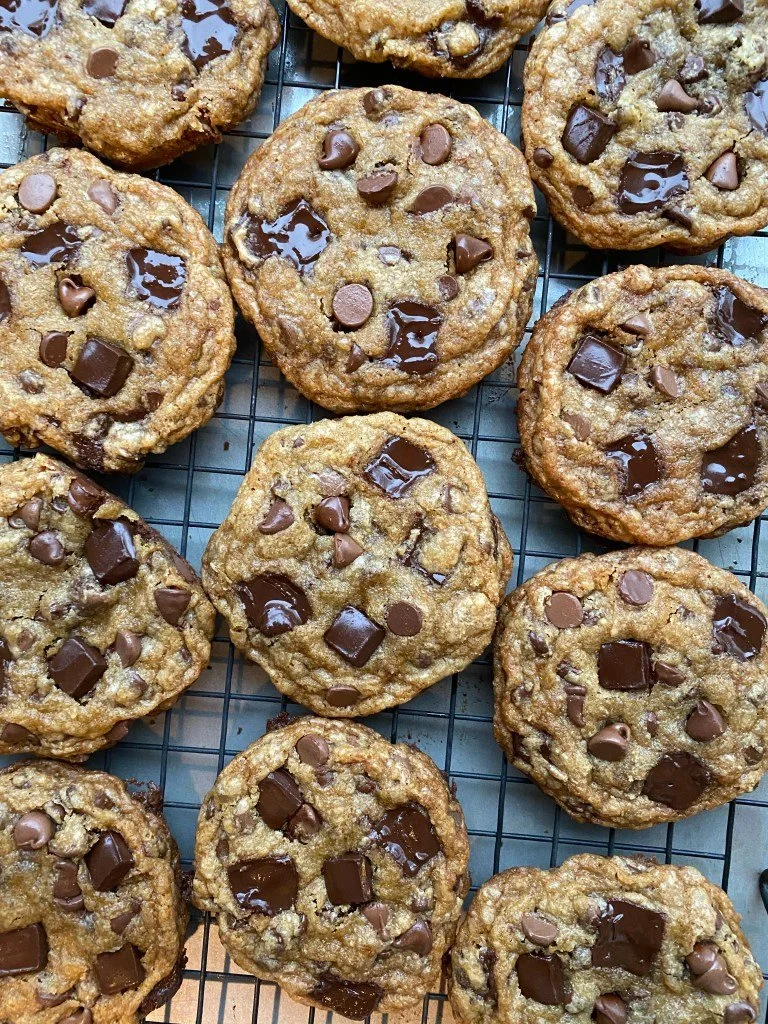 Malted Milk Chocolate Chip Cookies