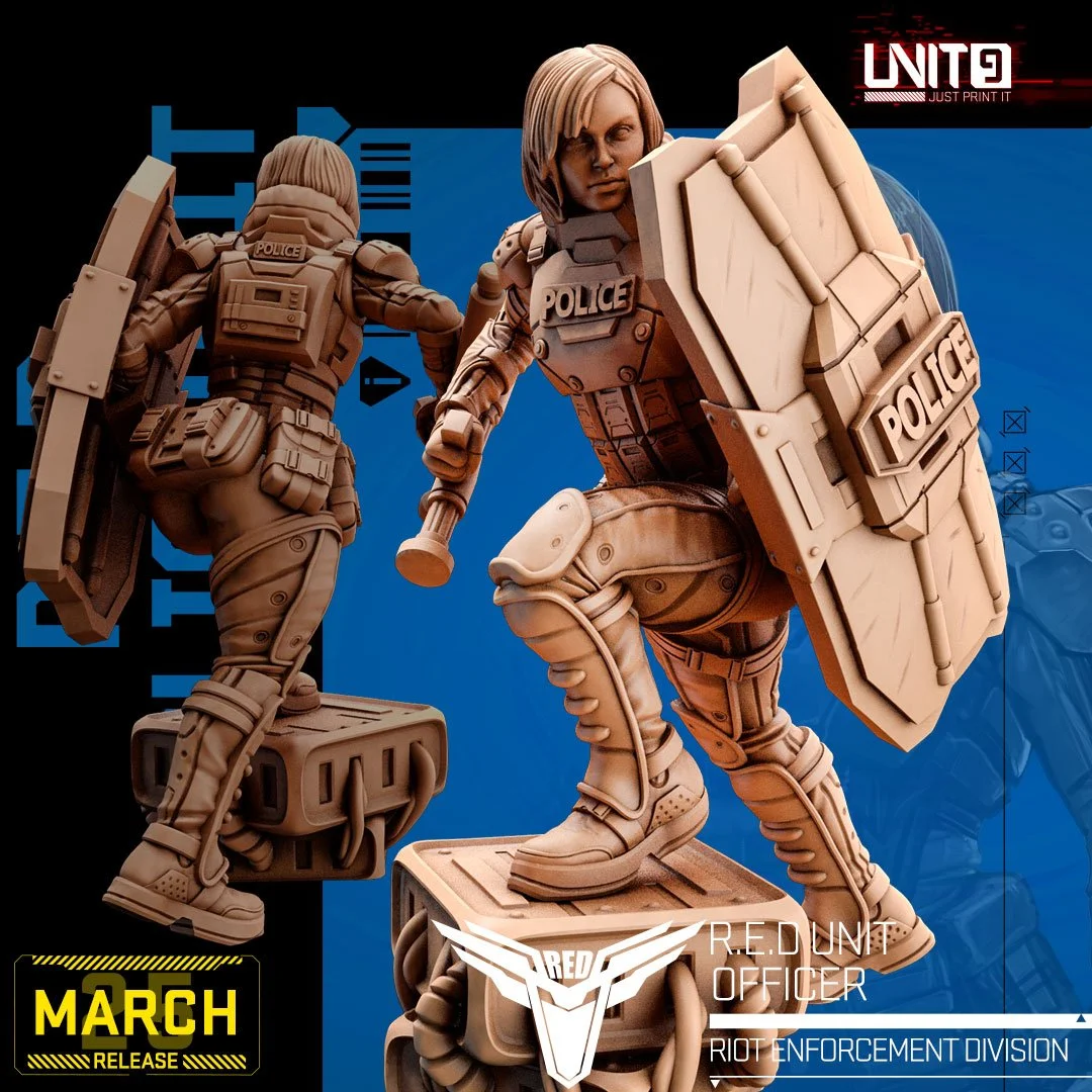 R.E.D. Unit Officer v2 - Riot Enforcement Division