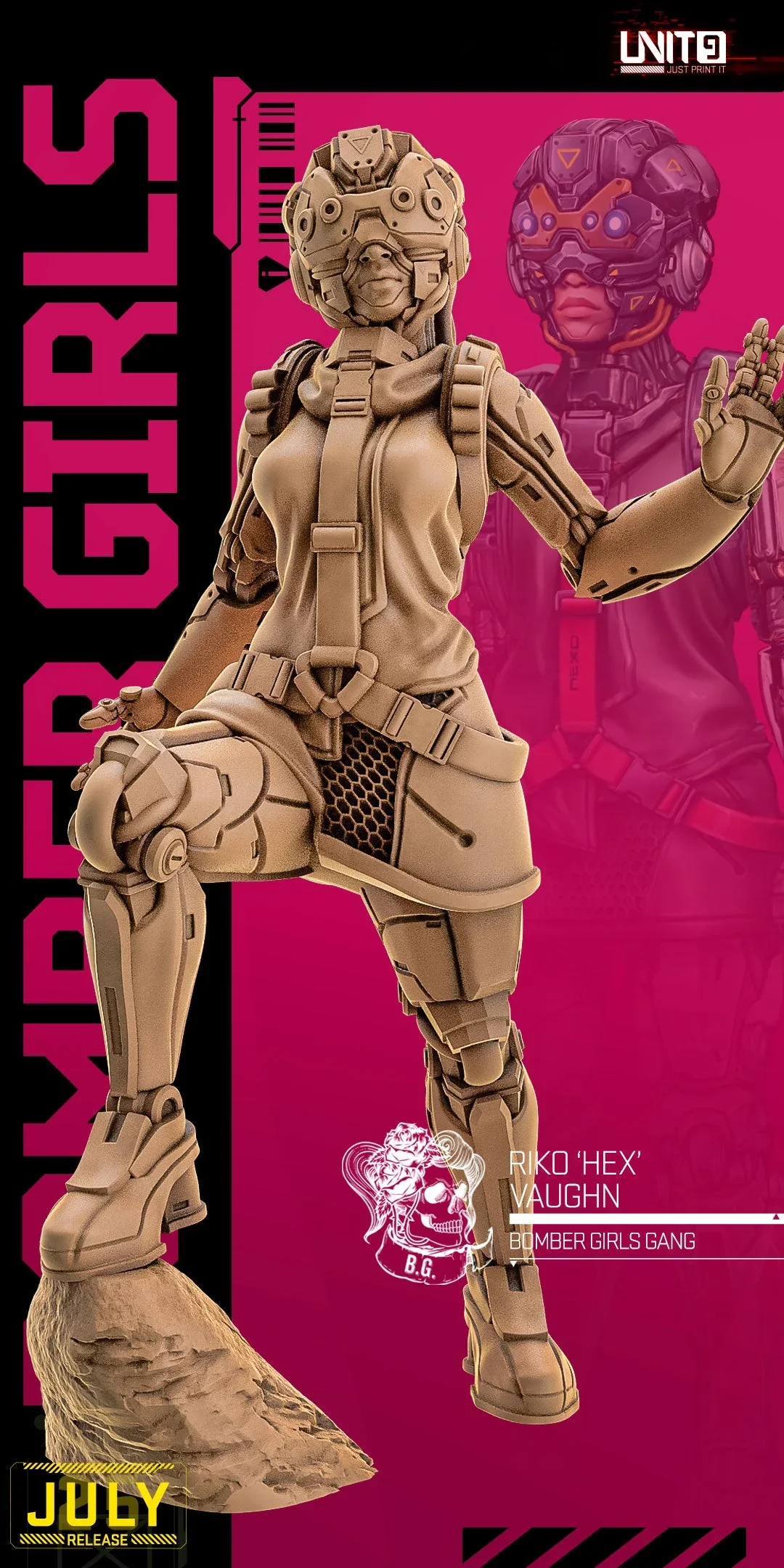 Riko "Hex" Vaughn v1 - Bomber Girls Gang [JULY 25]