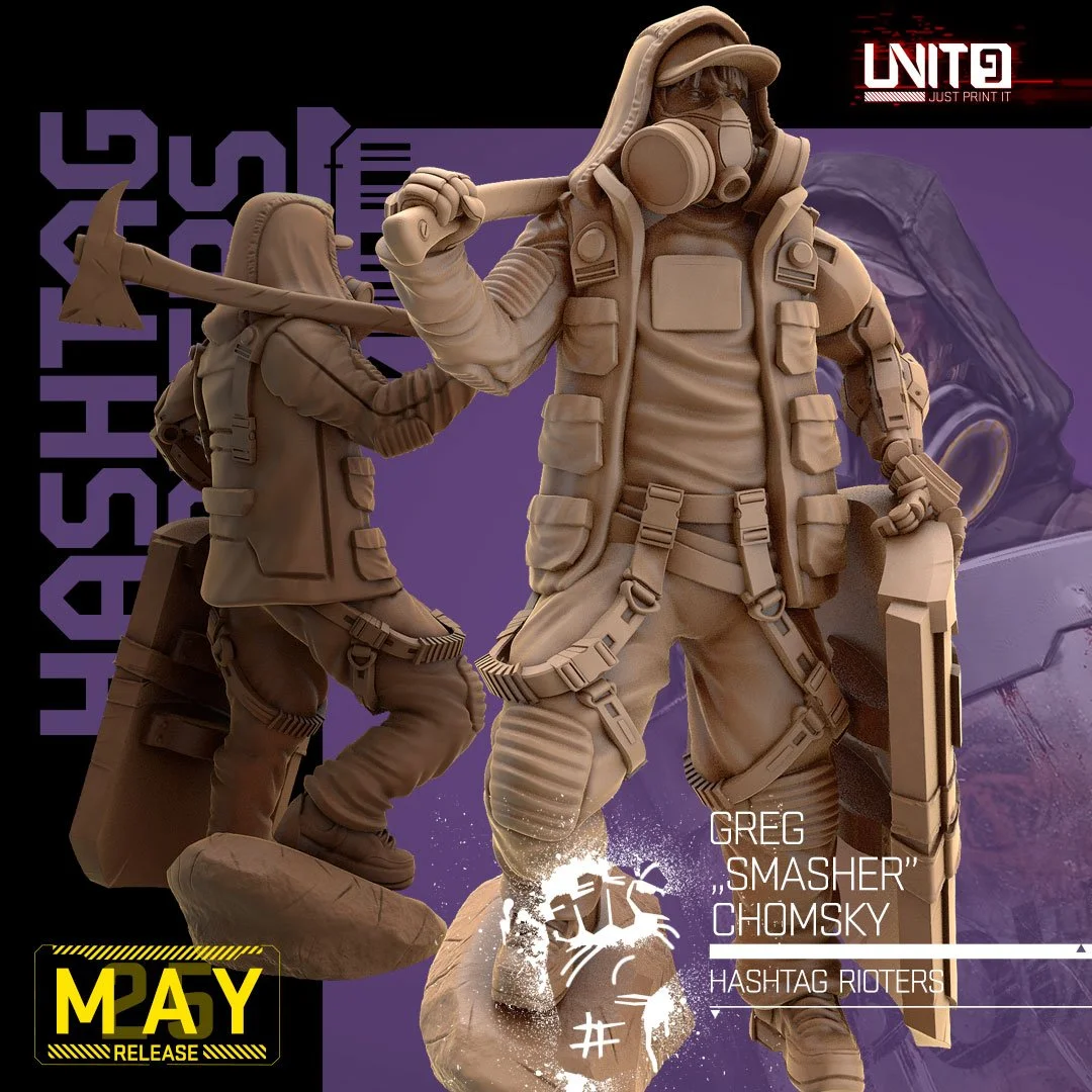 Greg "Smasher" Chomsky v1 - Hashtag Rioters