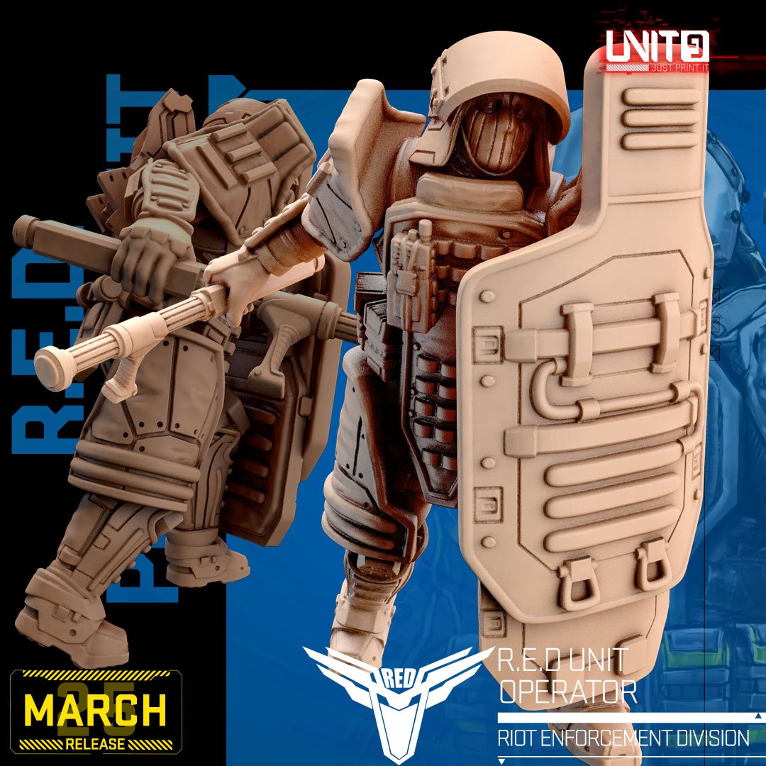 R.E.D. Unit Operator v4 - Riot Enforcement Division