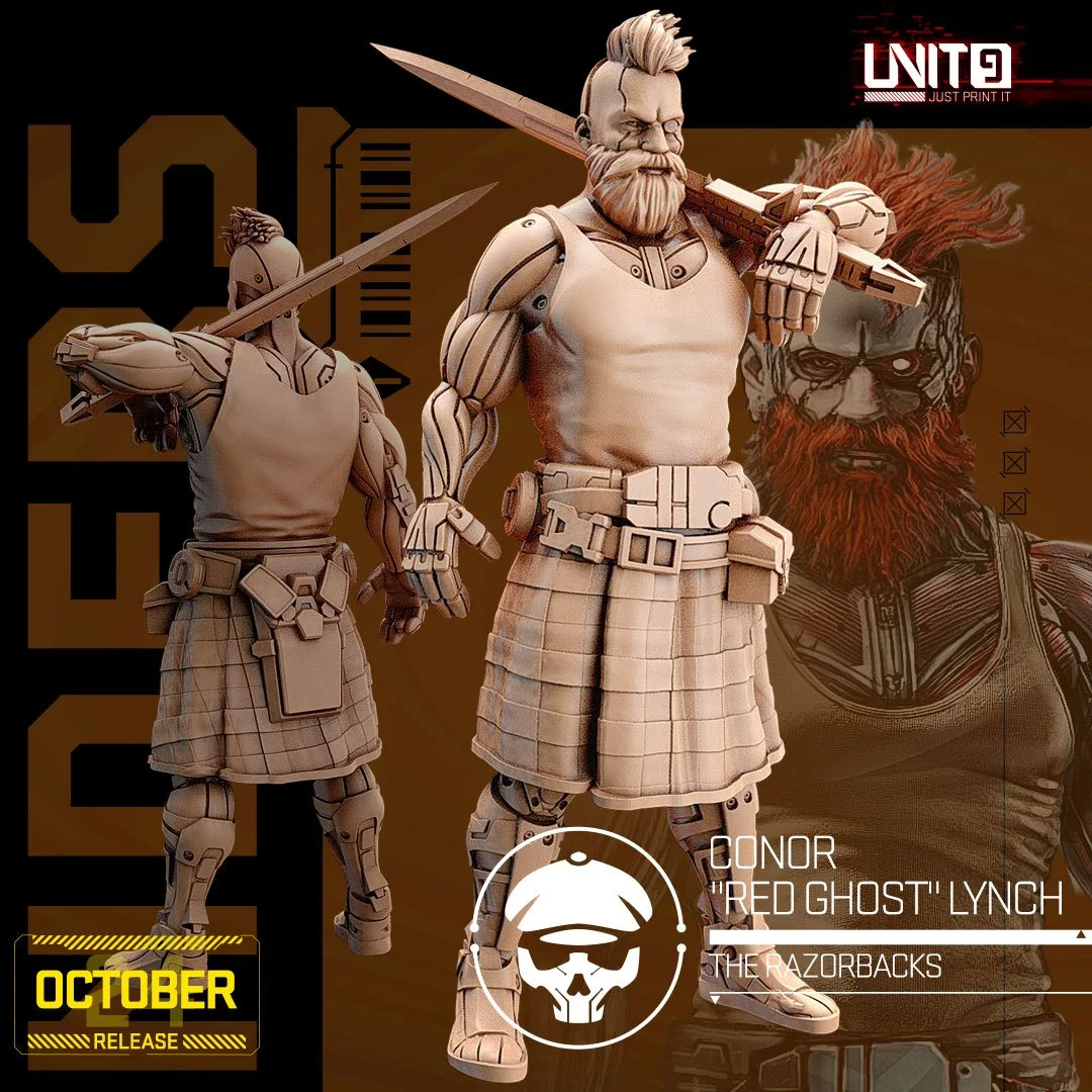 Connor “Red Ghost” Lynch v2 - Razorbacks