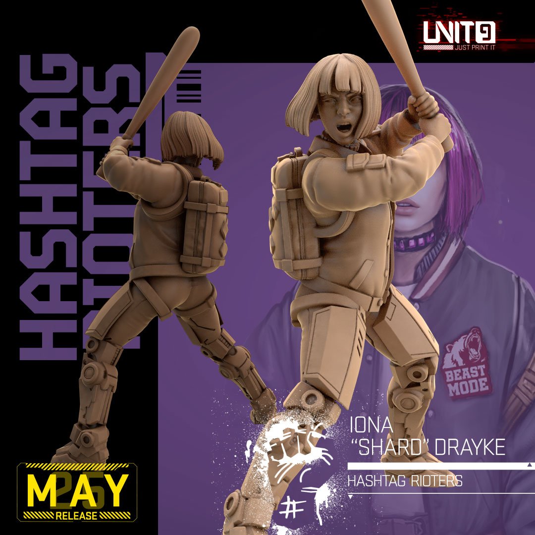 Iona “Shard” Drayke v2 - Hashtag Rioters