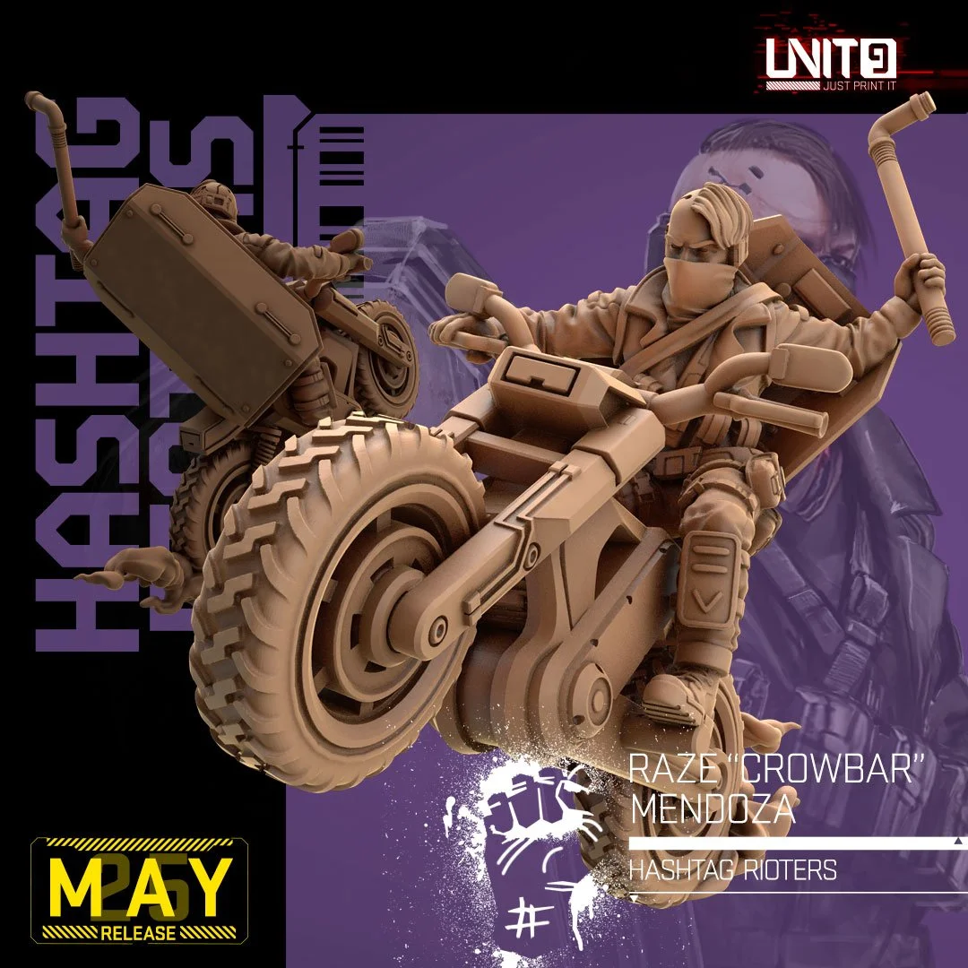 Raze “Crowbar” Mendoza v1 - Hashtag Rioters