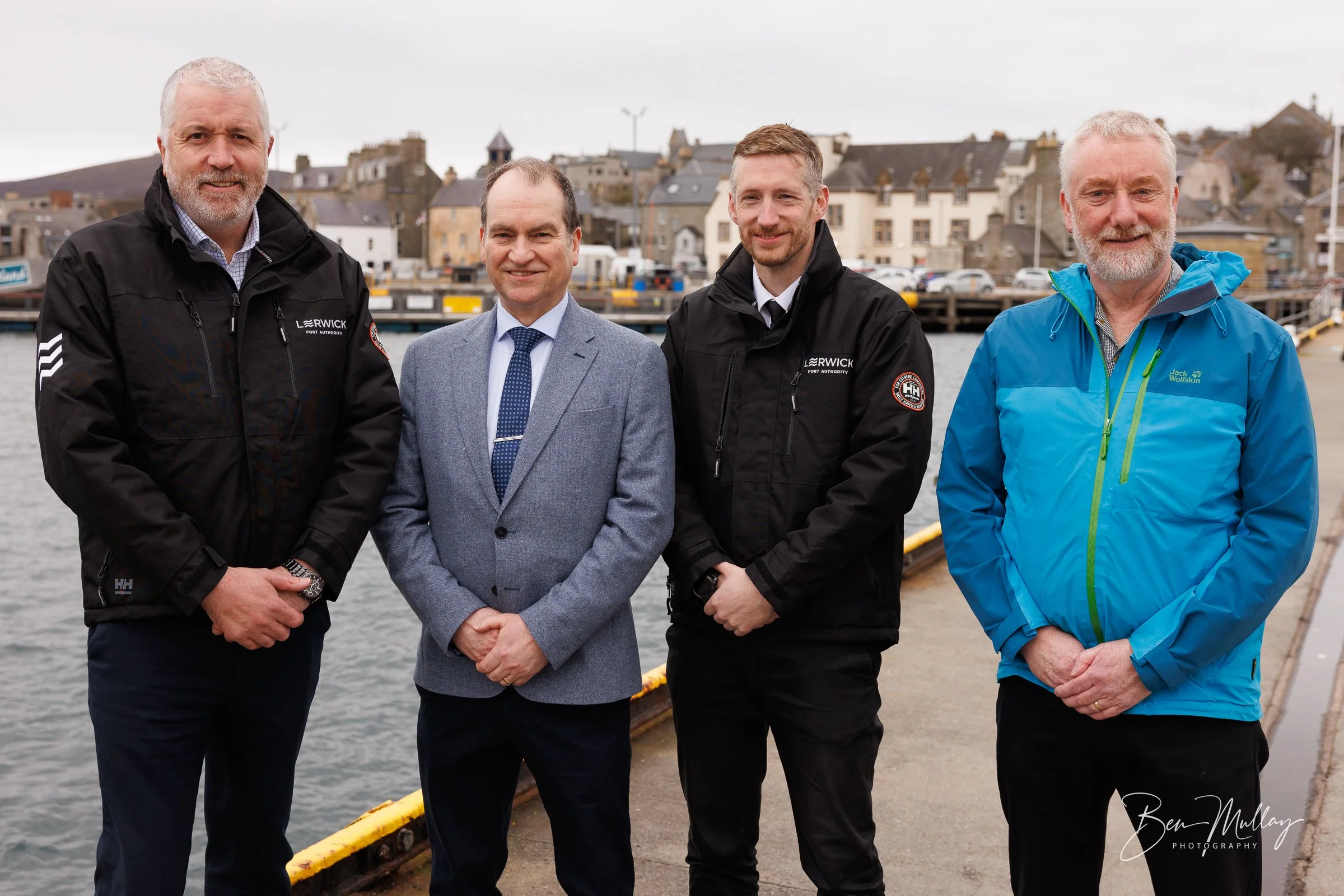Photographing Charles Smith's 40-Year Milestone at Lerwick Port Authority