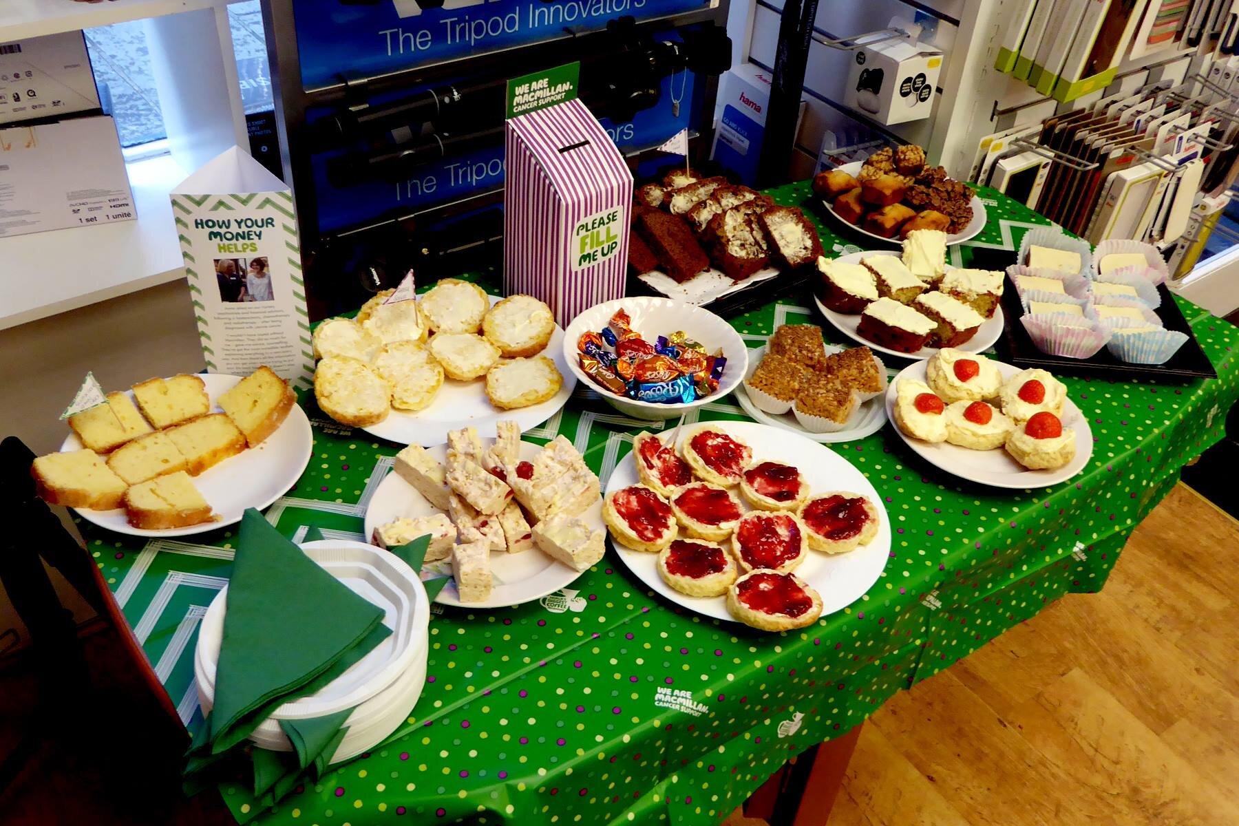 Macmillan Coffee Morning Fundraiser at Camera Centre