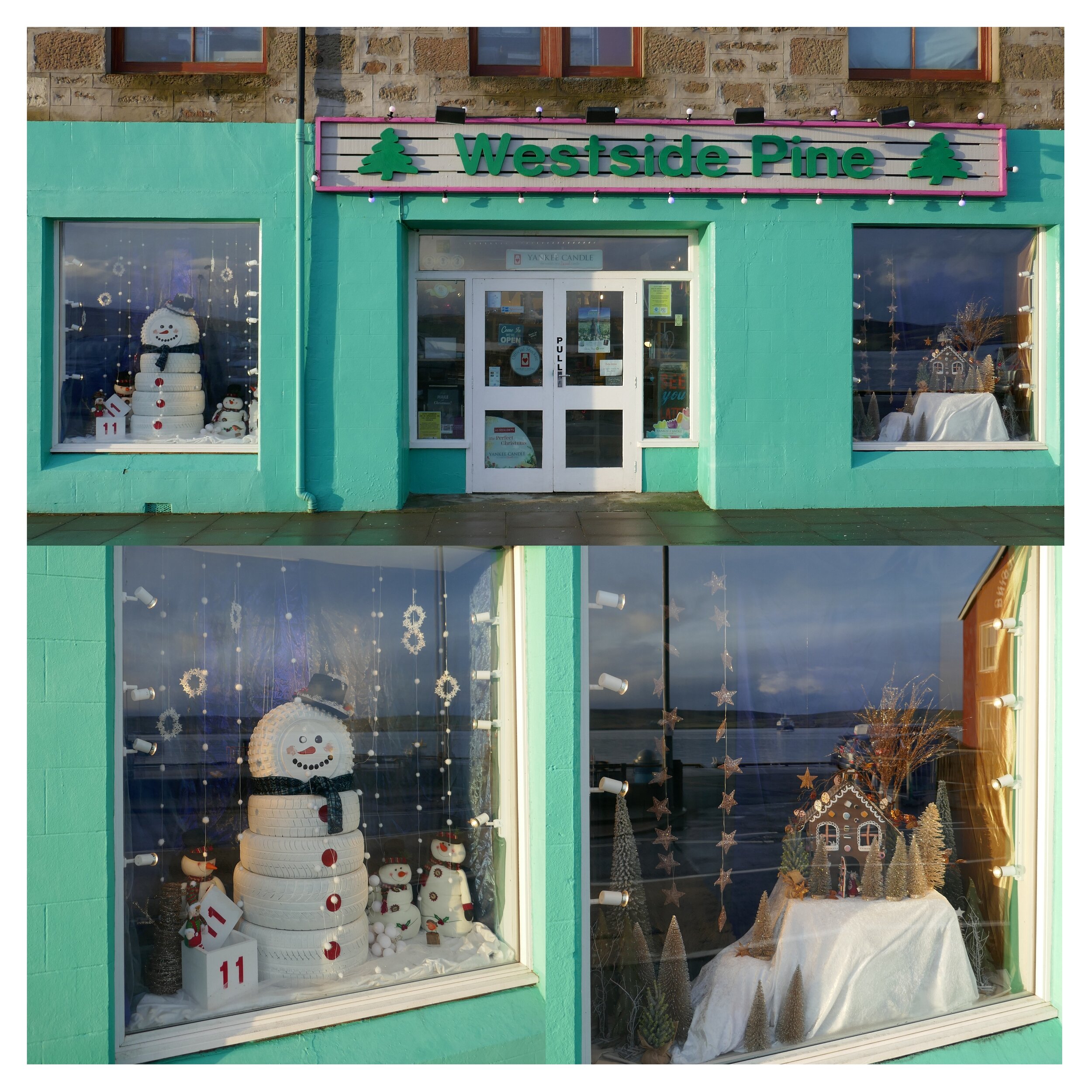 Westside Pine Wins Best town centre Christmas Window Display