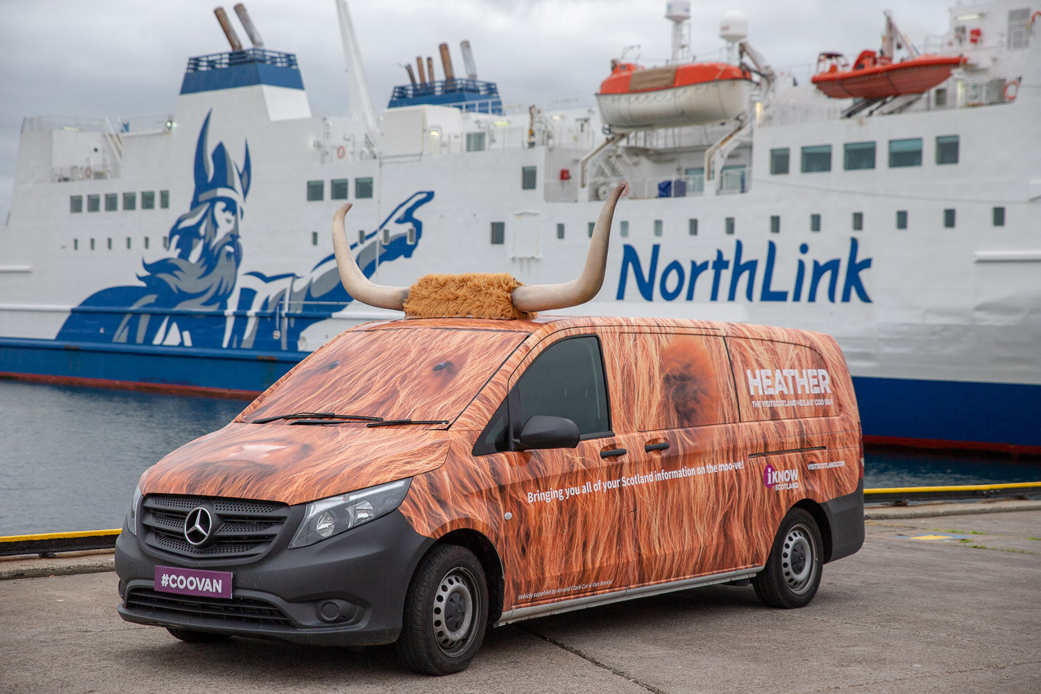 Coo Van arrives in Shetland