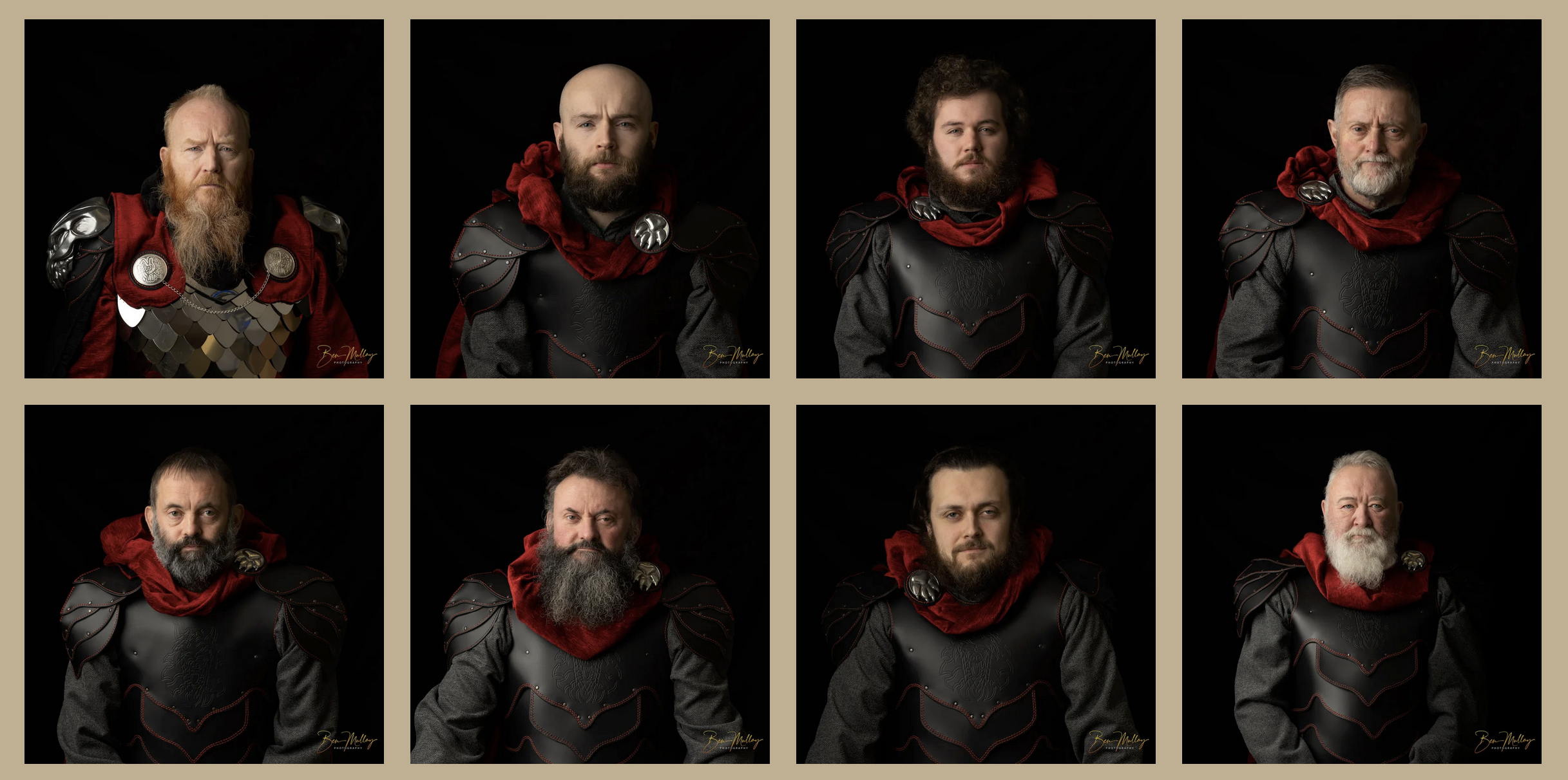 Up Helly Aa 2026 - Jarl Squad Viking Portraits
