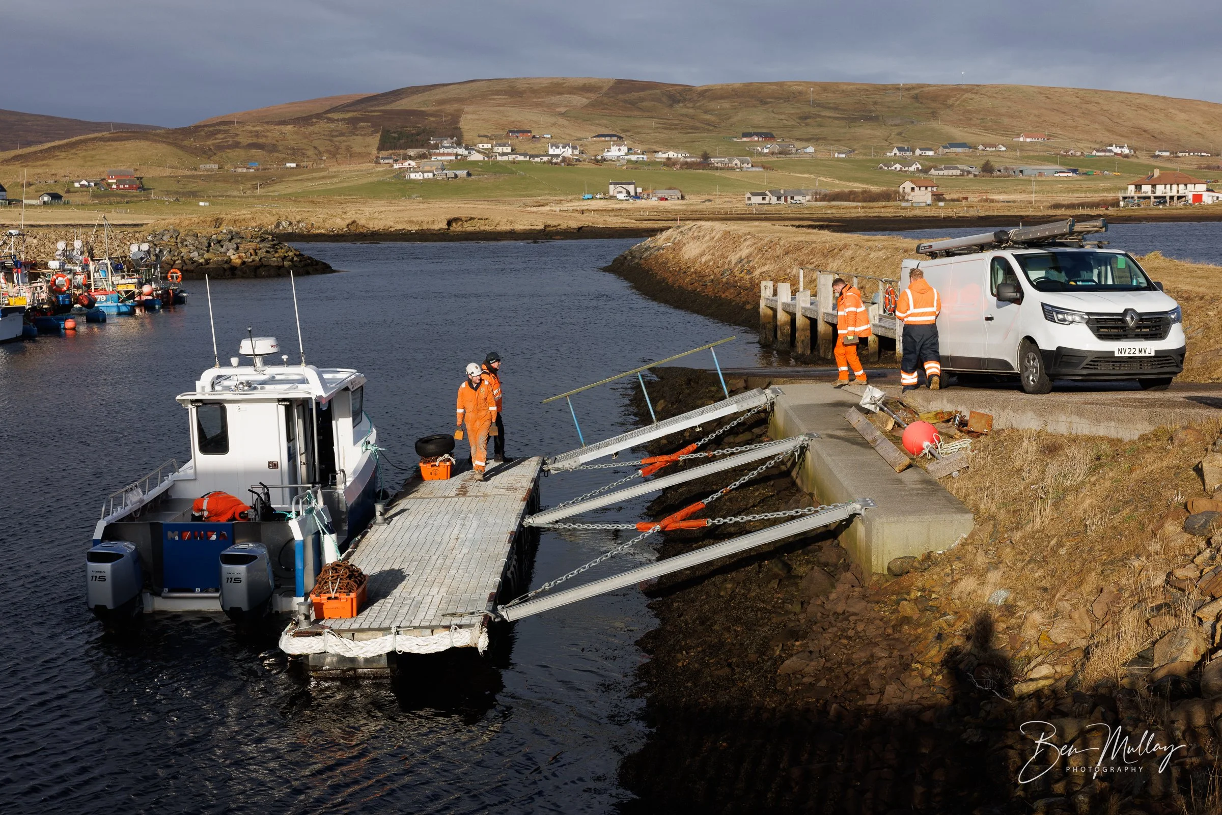 Catching the Mousa Ferry
