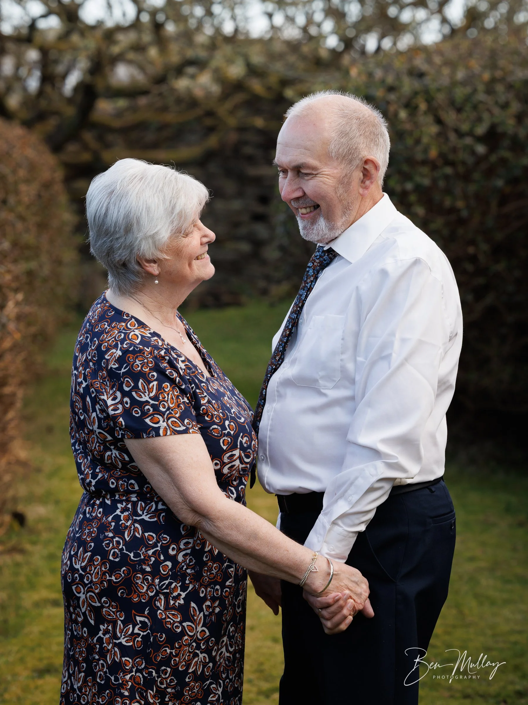 Portrait of Maurice and Deborah Anderson marking 50 years of marriage.