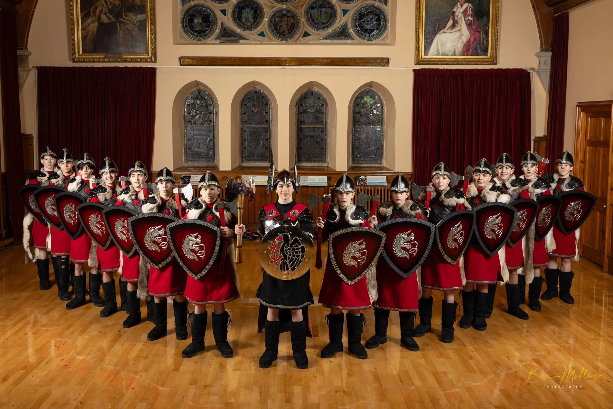 2026 Junior Up Helly Aa Location Photographs at Lerwick Town Hall