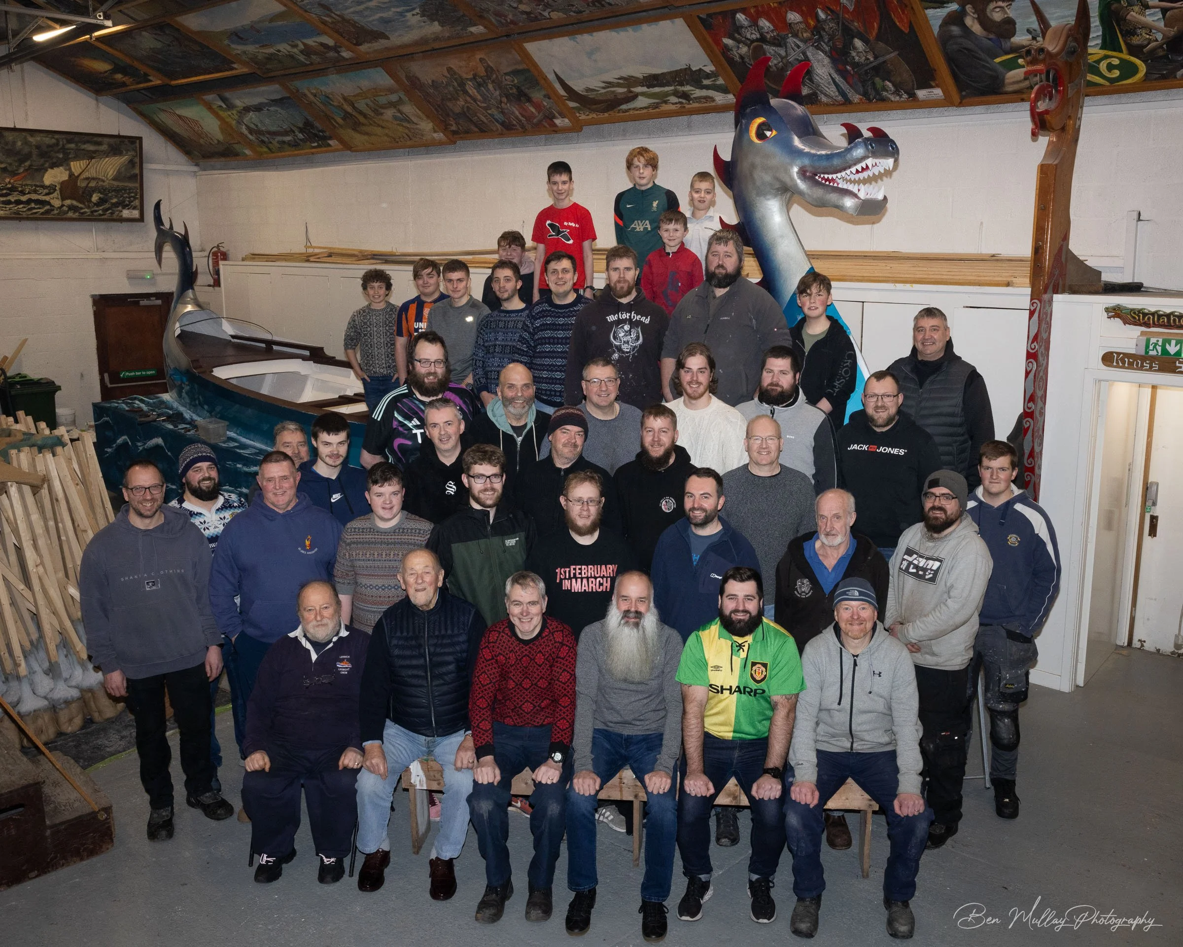 Up Helly Aa 2024 Galley Boys