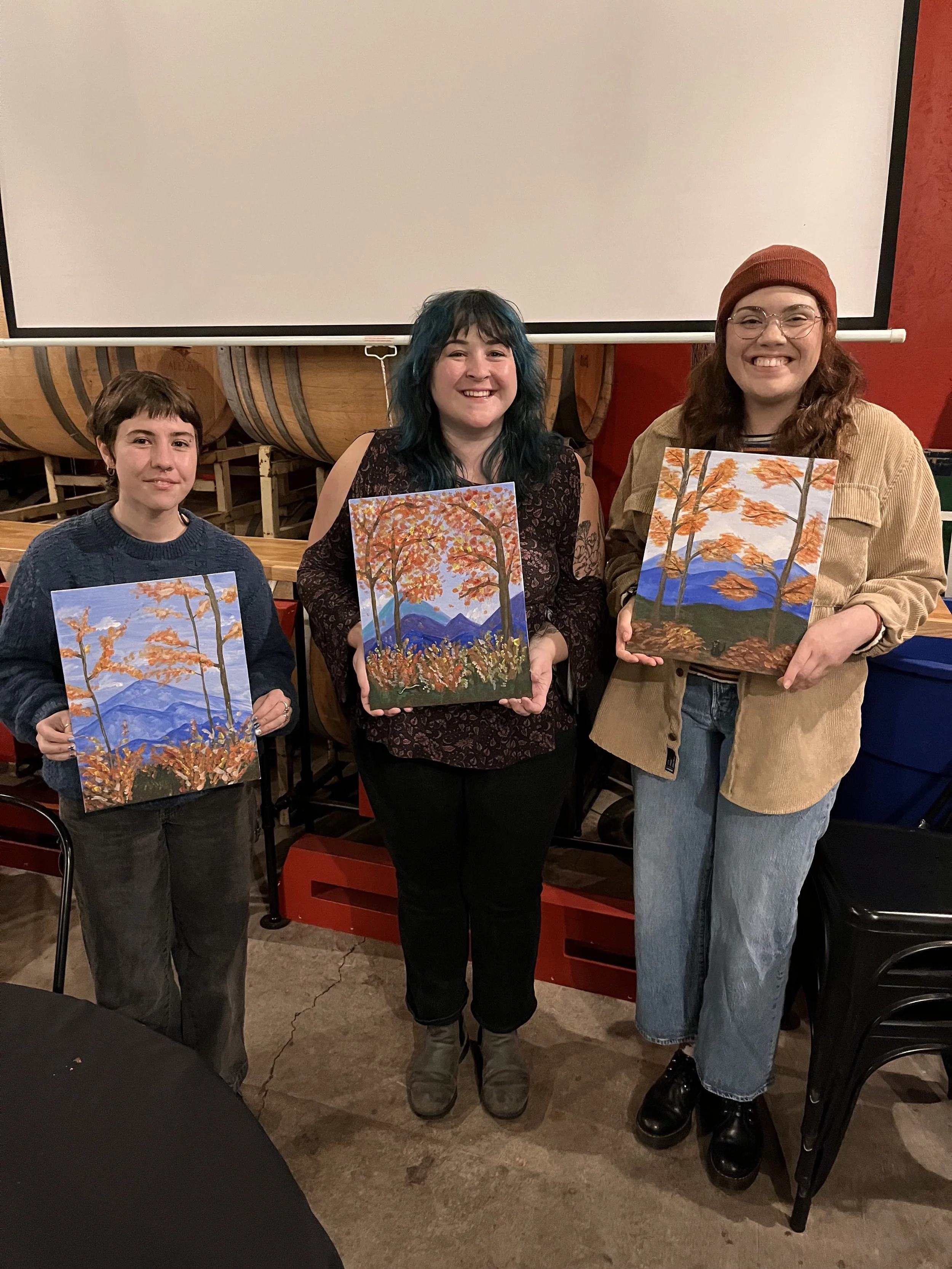 Fall Paint Night at Level Beer NE