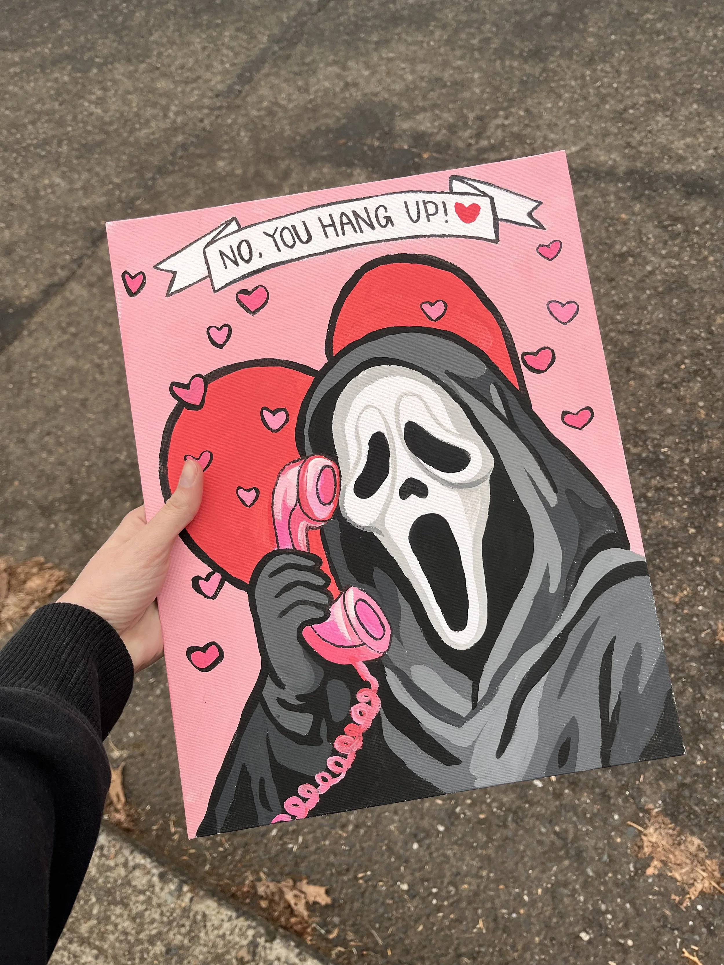 Friday the 13th Painting at Memento Mori Cafe