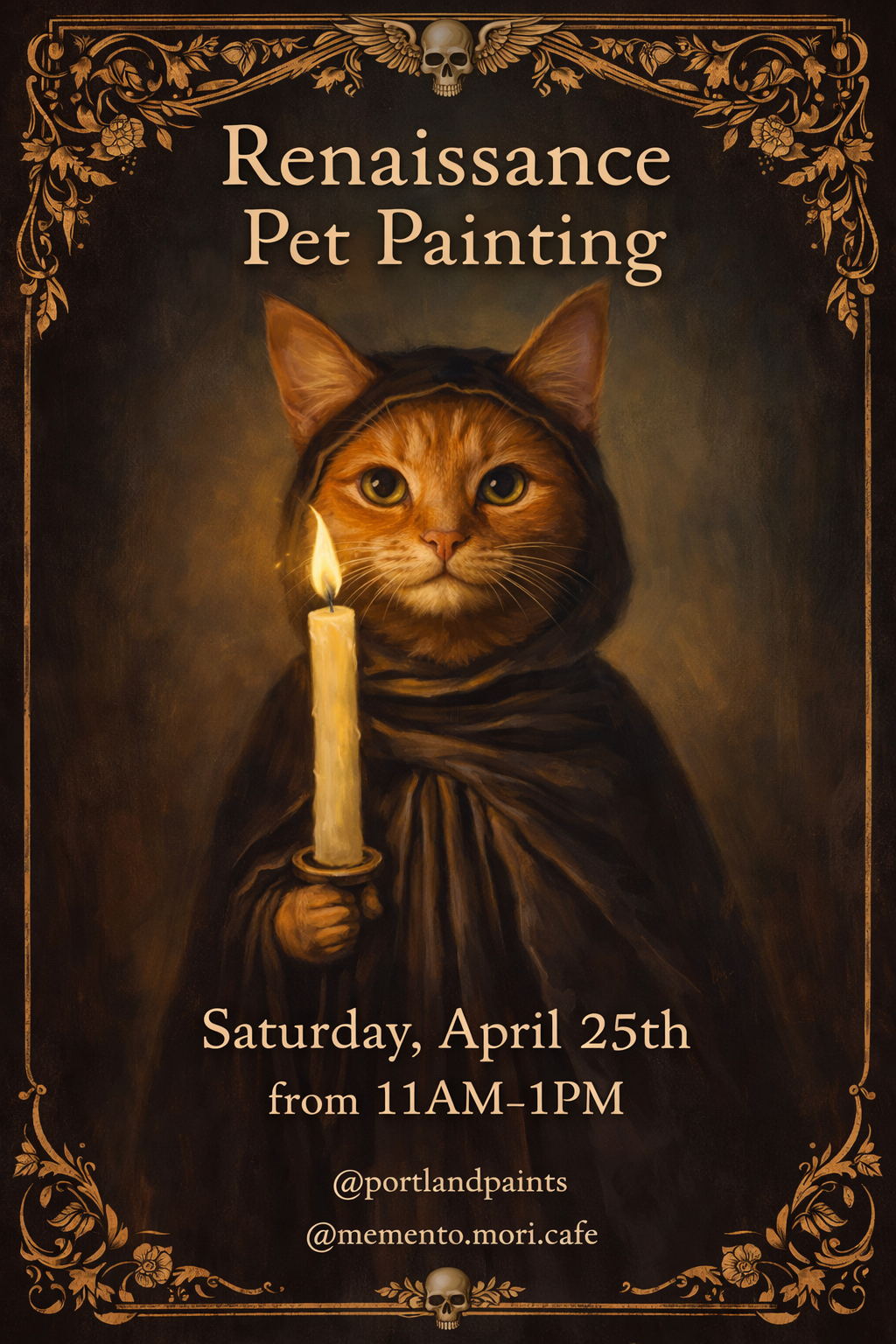 Paint Your Pet at Memento Mori Cafe