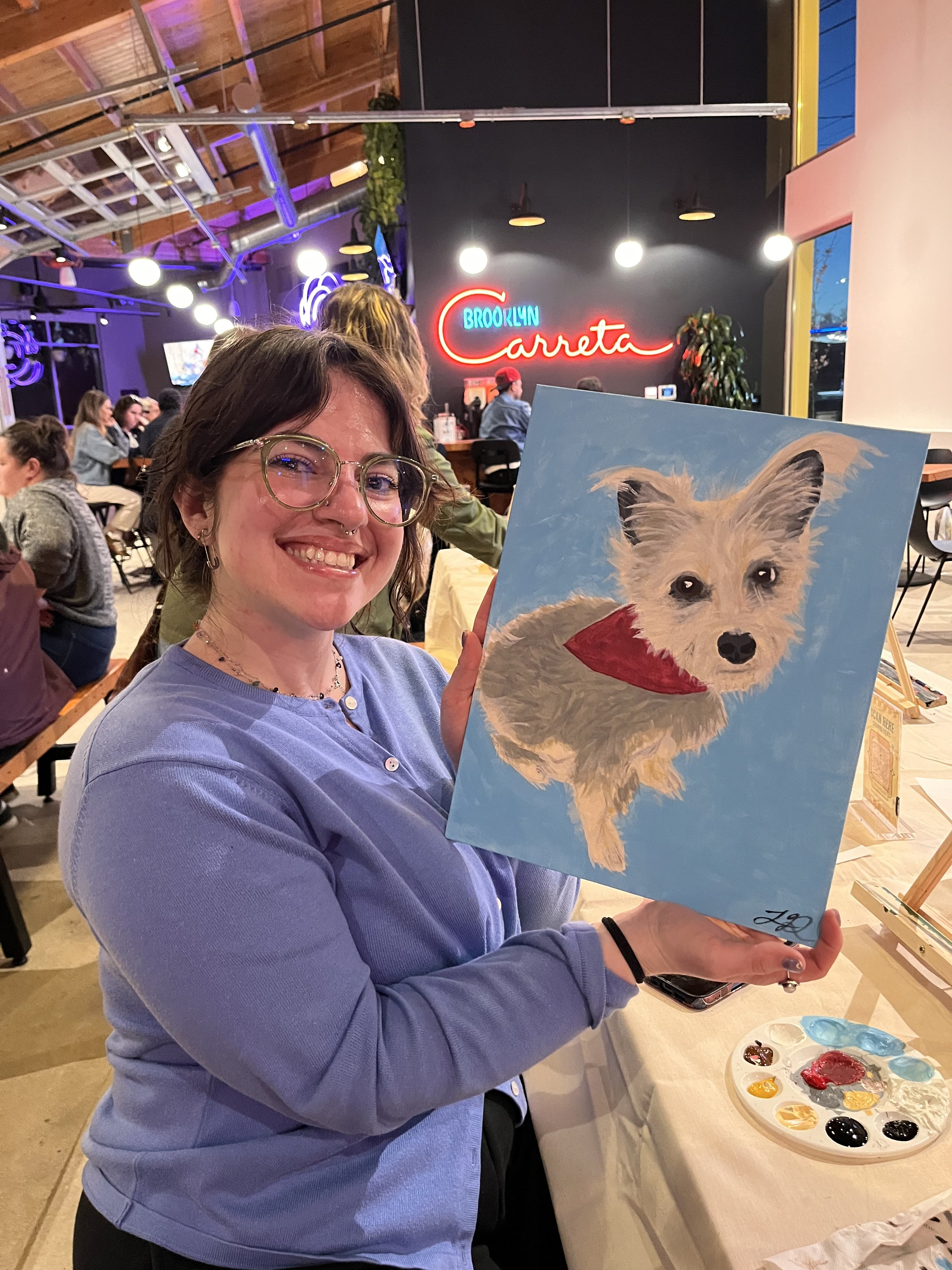 Paint Your Pet at Brooklyn Carreta 