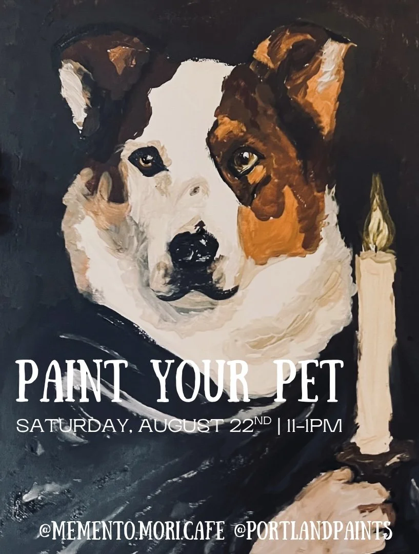 Spooky Paint Your Pet at Memento Mori Cafe
