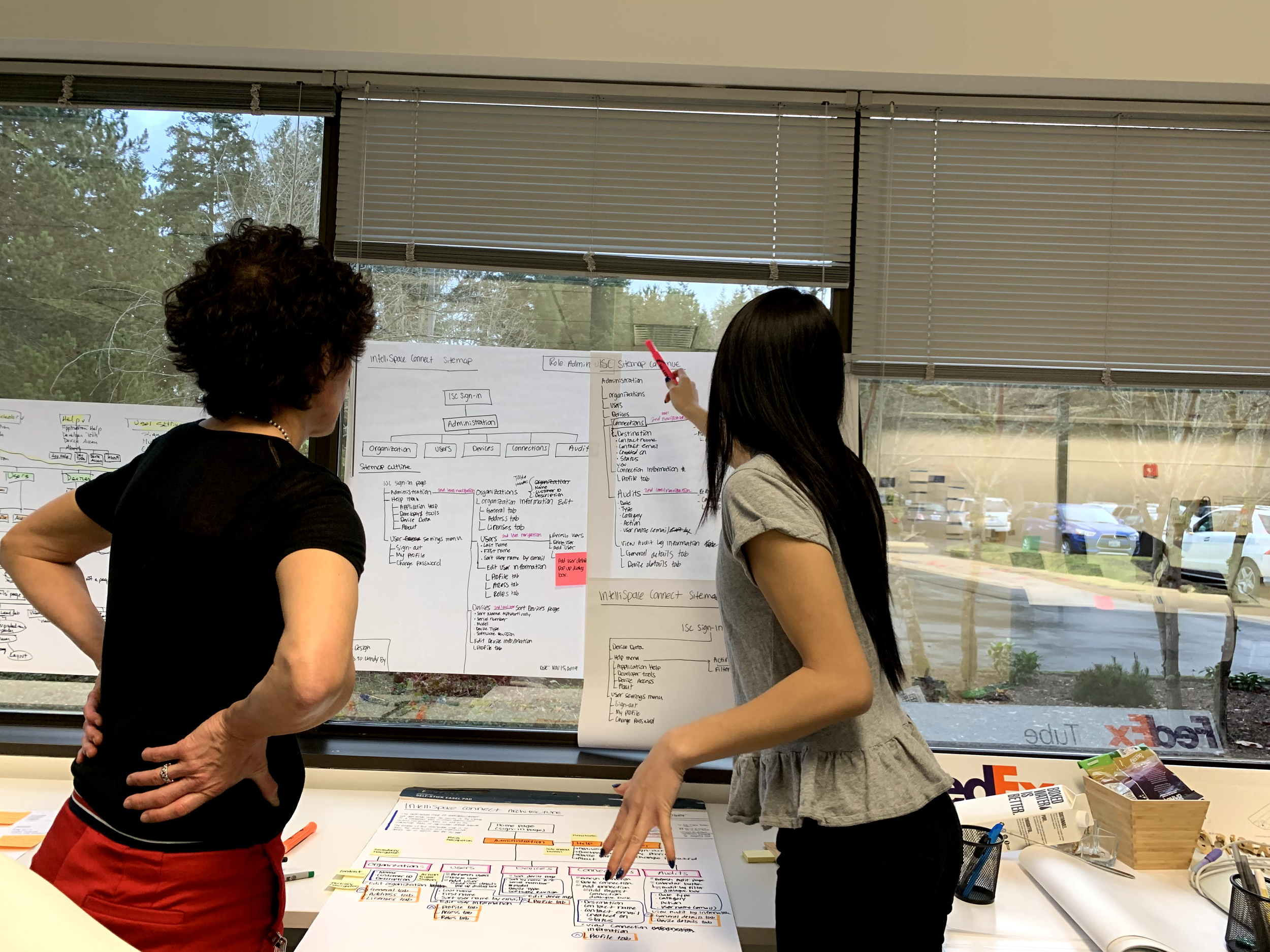 We mapped out Corisum remote monitoring solution platform information architecture to understand what the users are expecting for baseline feature. 